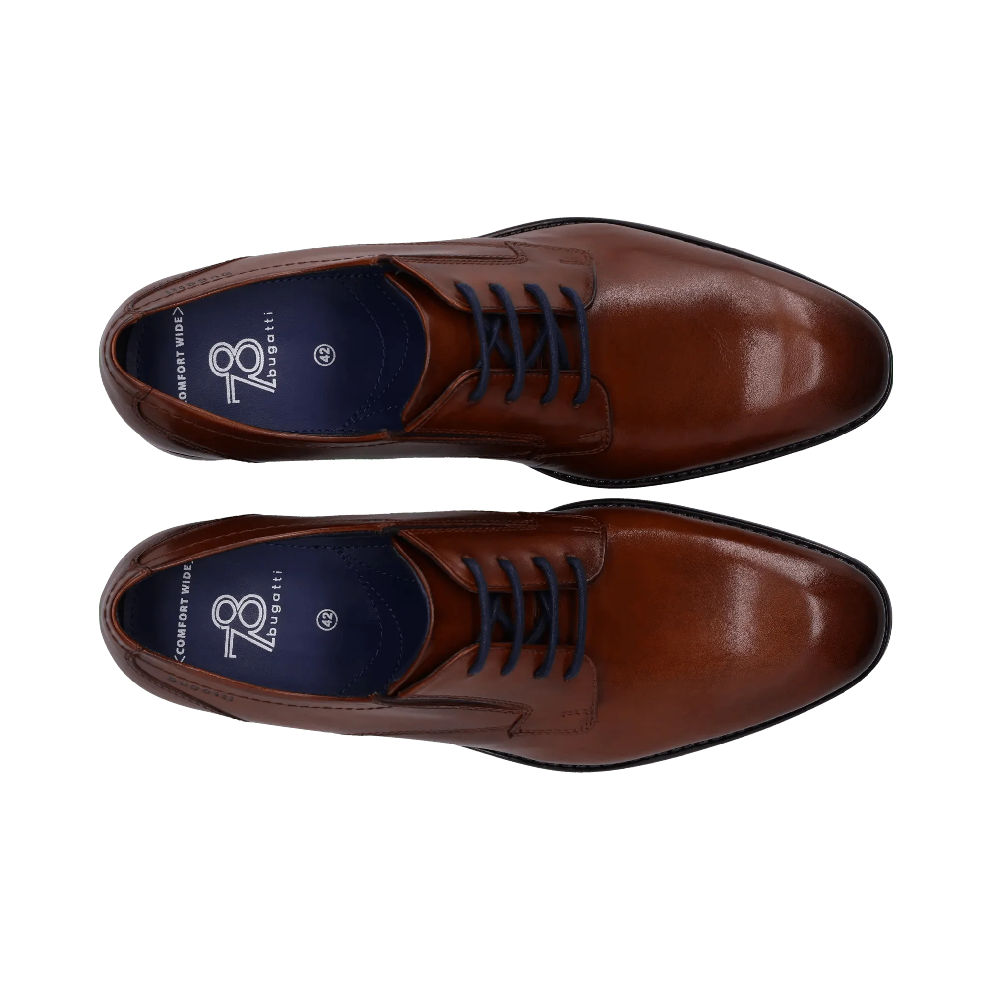 Leder Business Schnürer cognac - Image 6