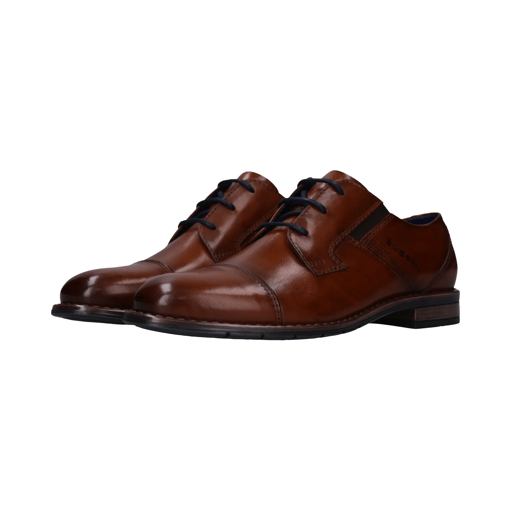 Leder Business Schnürer cognac - Image 5