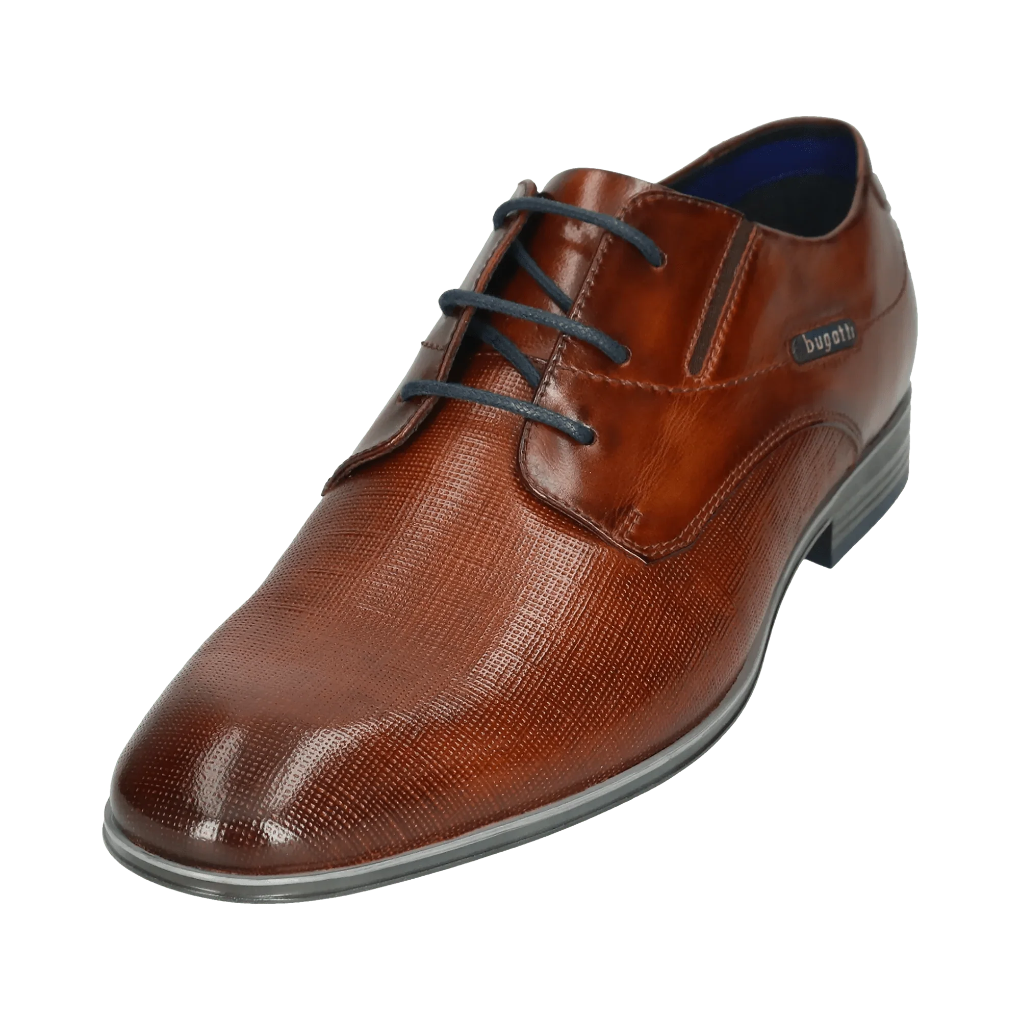 Leder Business Schnürer cognac - Image 2