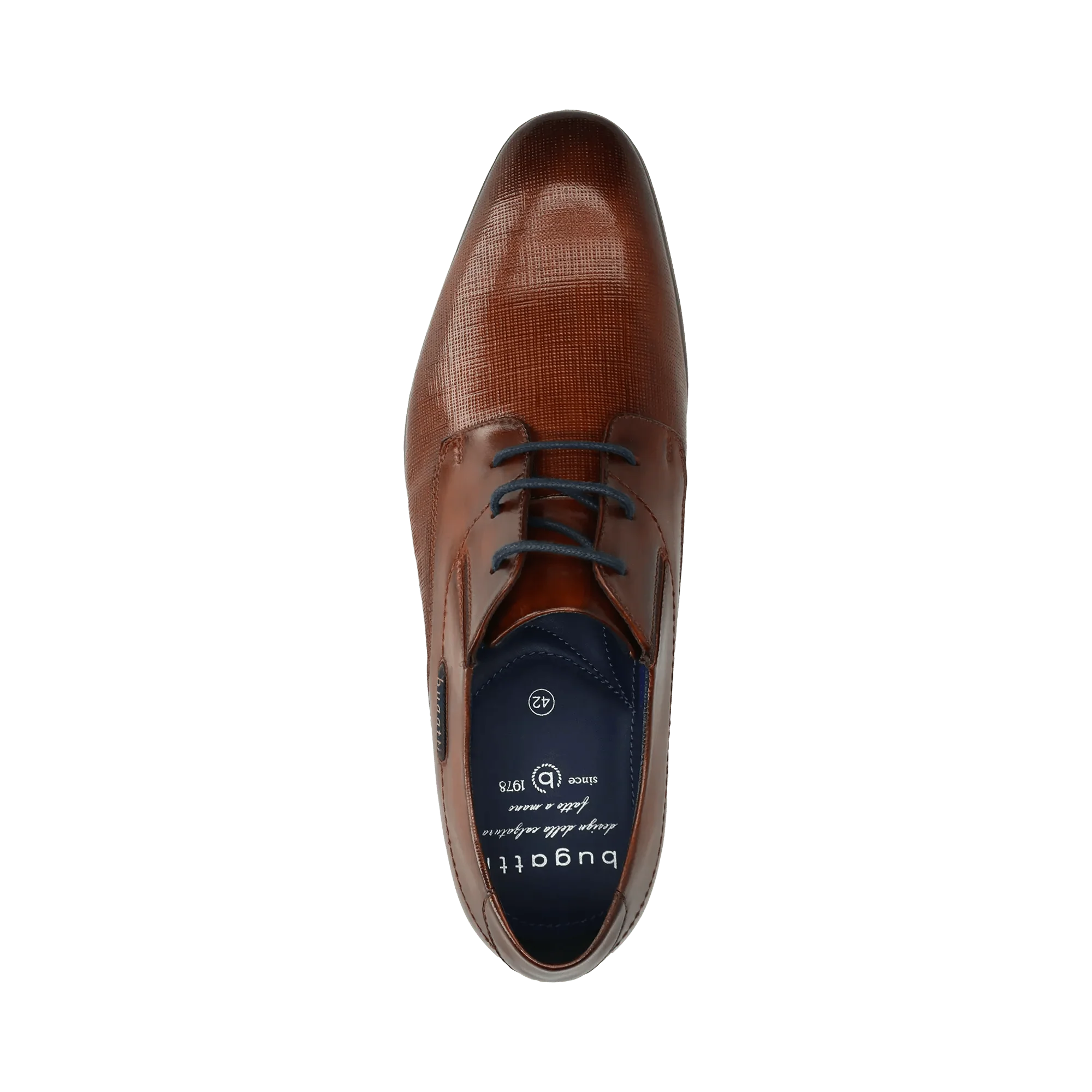 Leder Business Schnürer cognac - Image 6