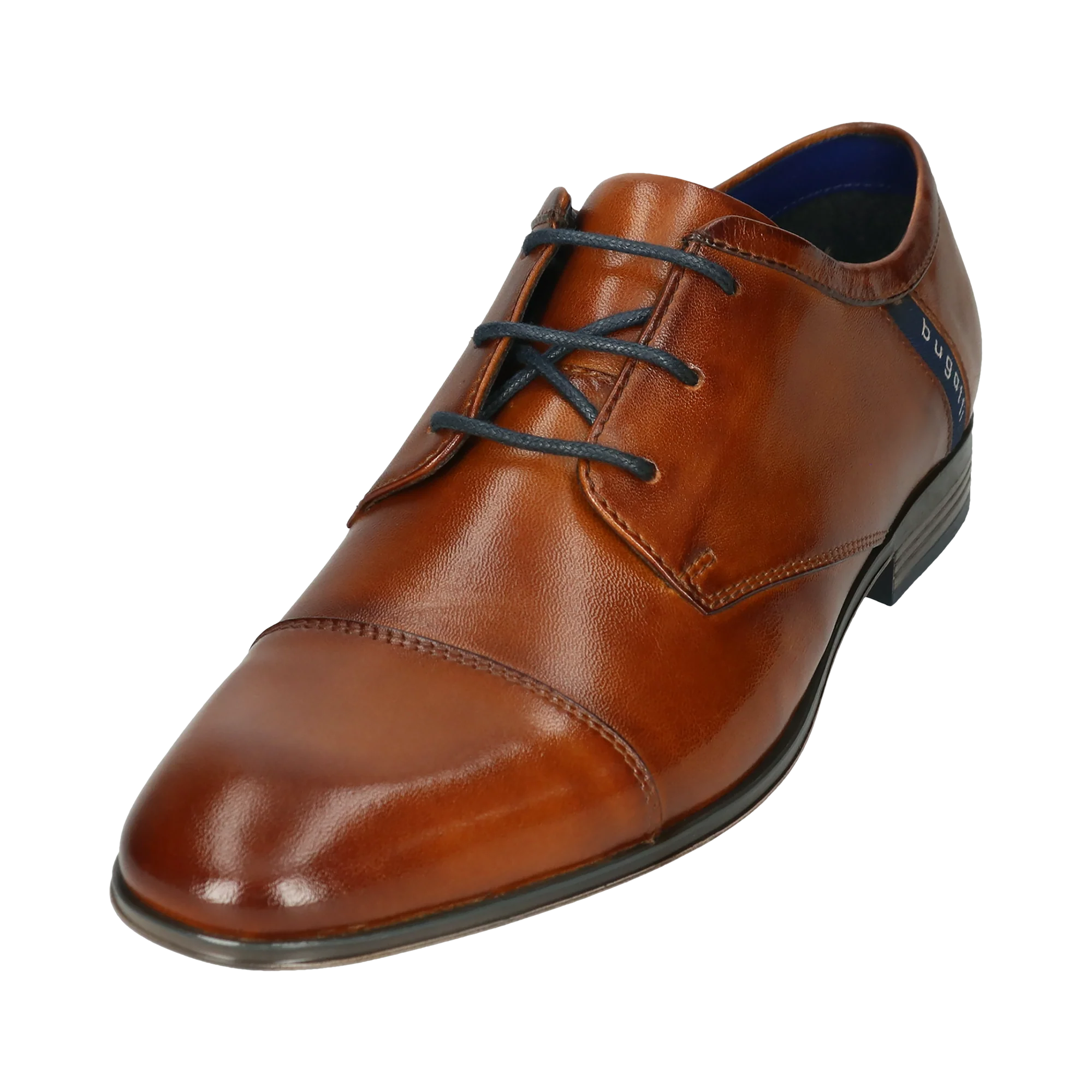 Leder Business Schnürer cognac - Image 2