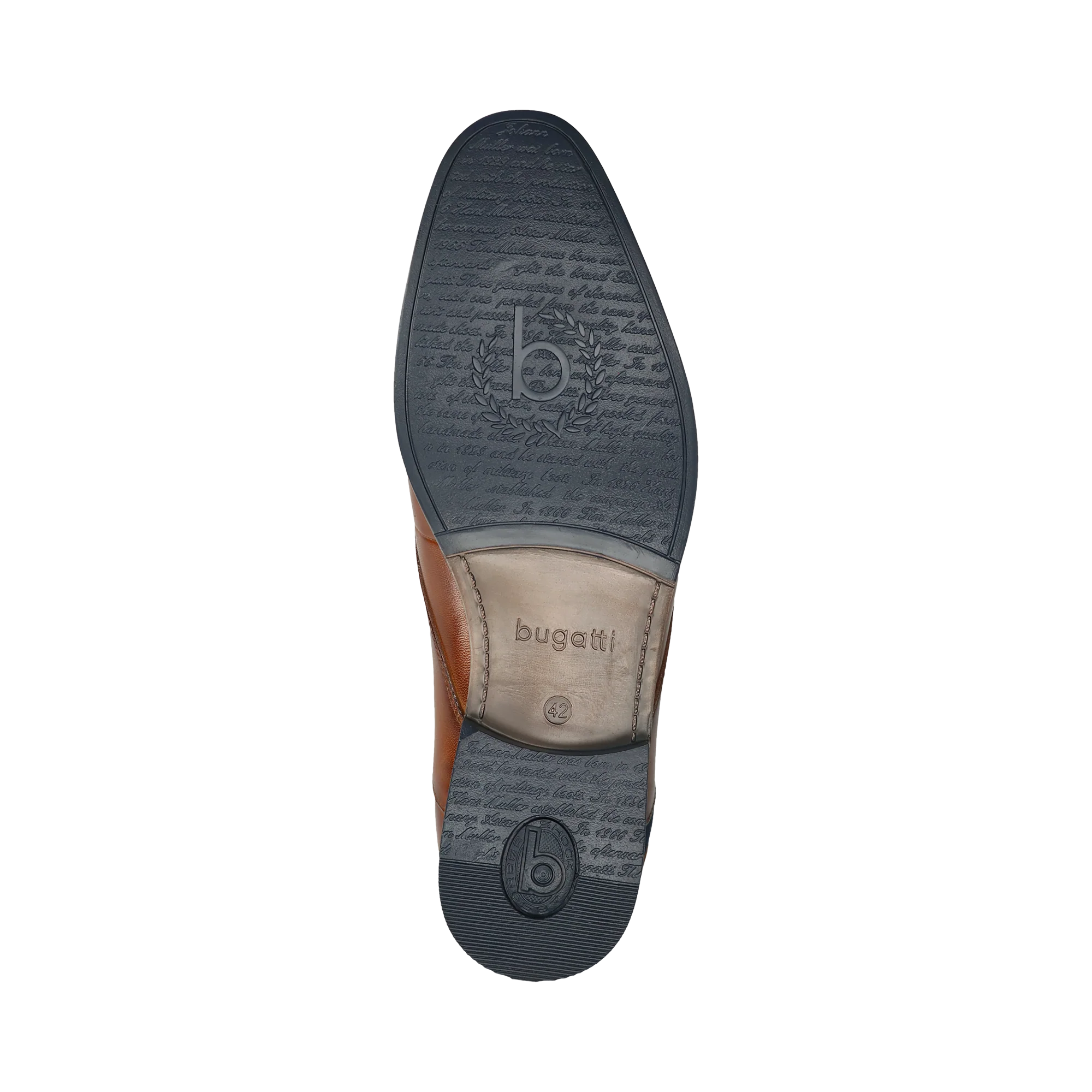 Leder Business Schnürer cognac - Image 7