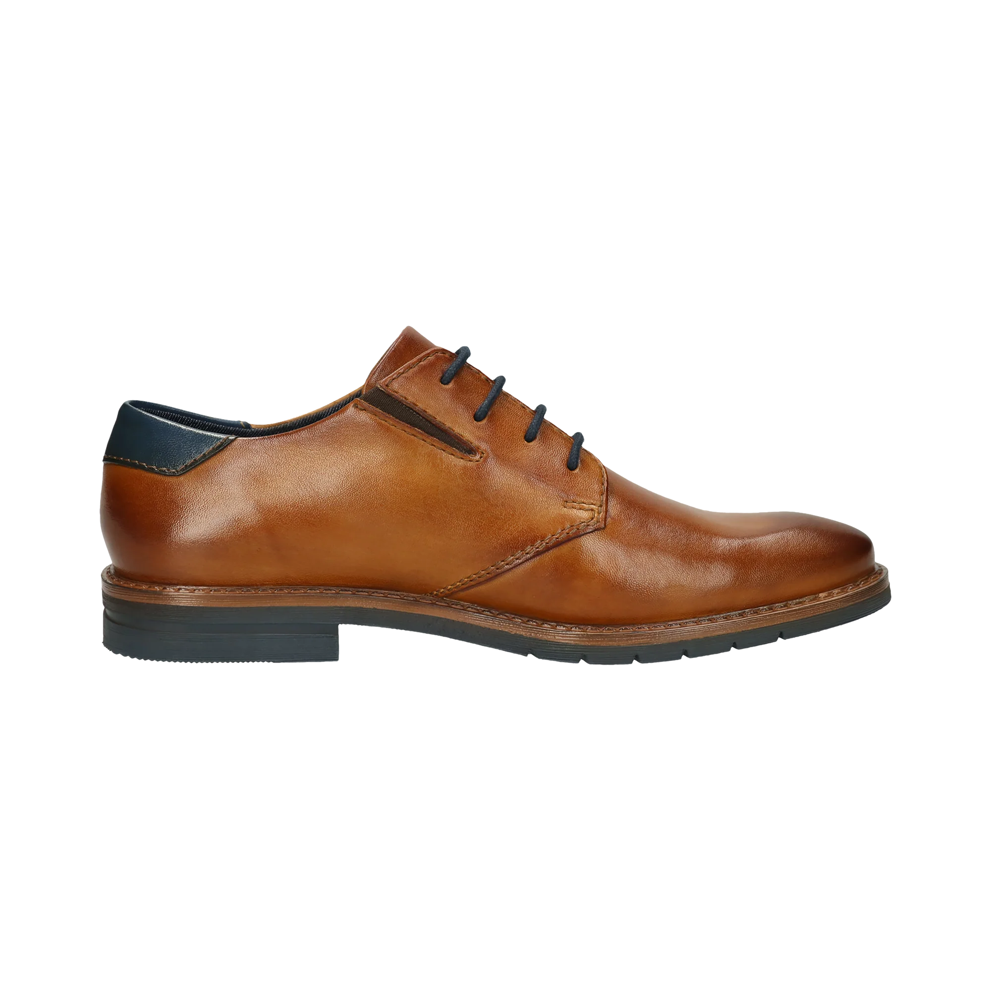 Leder Business Schnürer cognac - Image 4