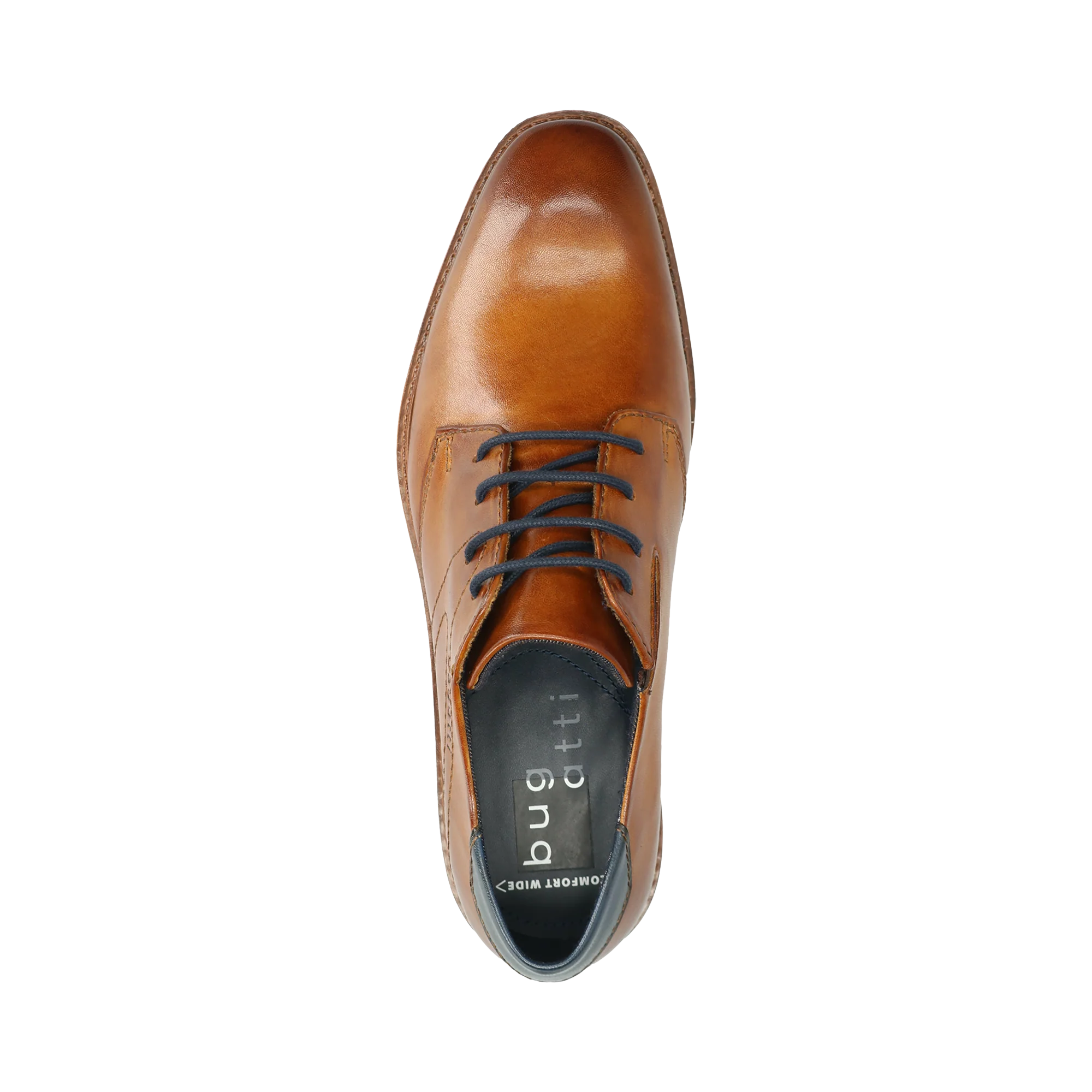 Leder Business Schnürer cognac - Image 6