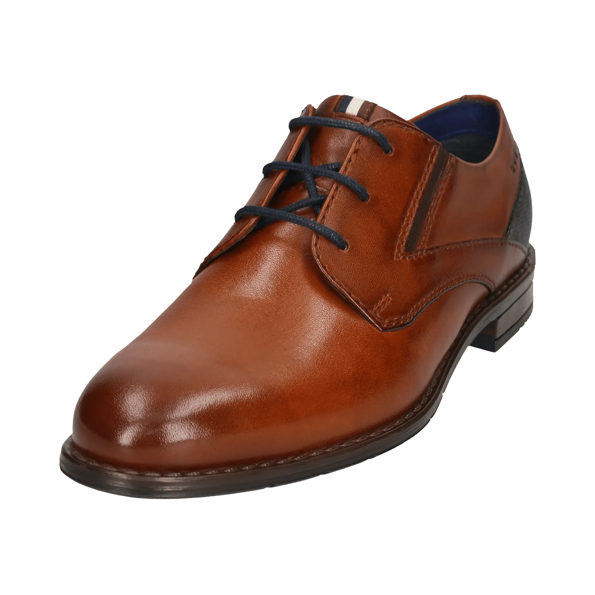 Leder Business Schnürer cognac - Image 2