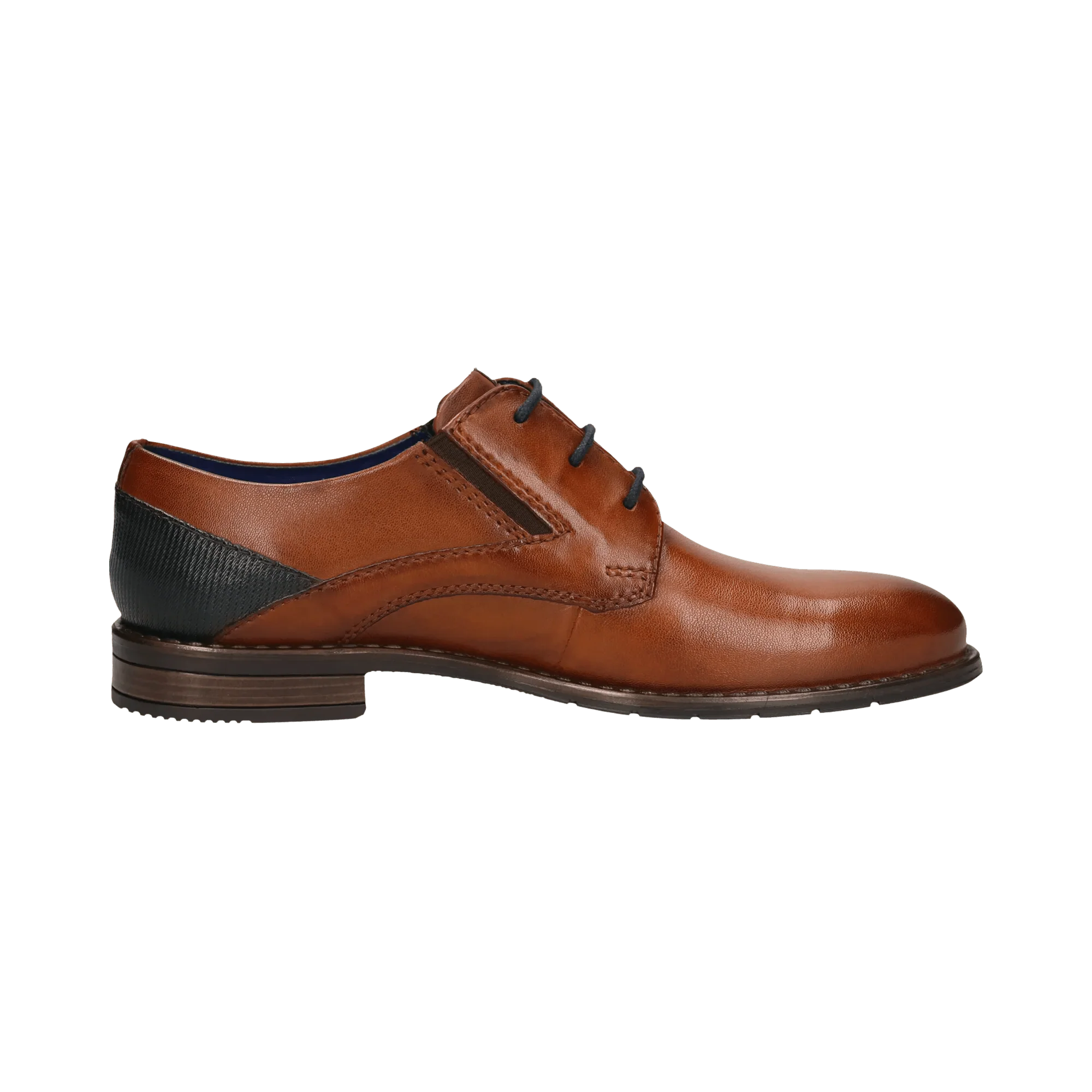 Leder Business Schnürer cognac - Image 4