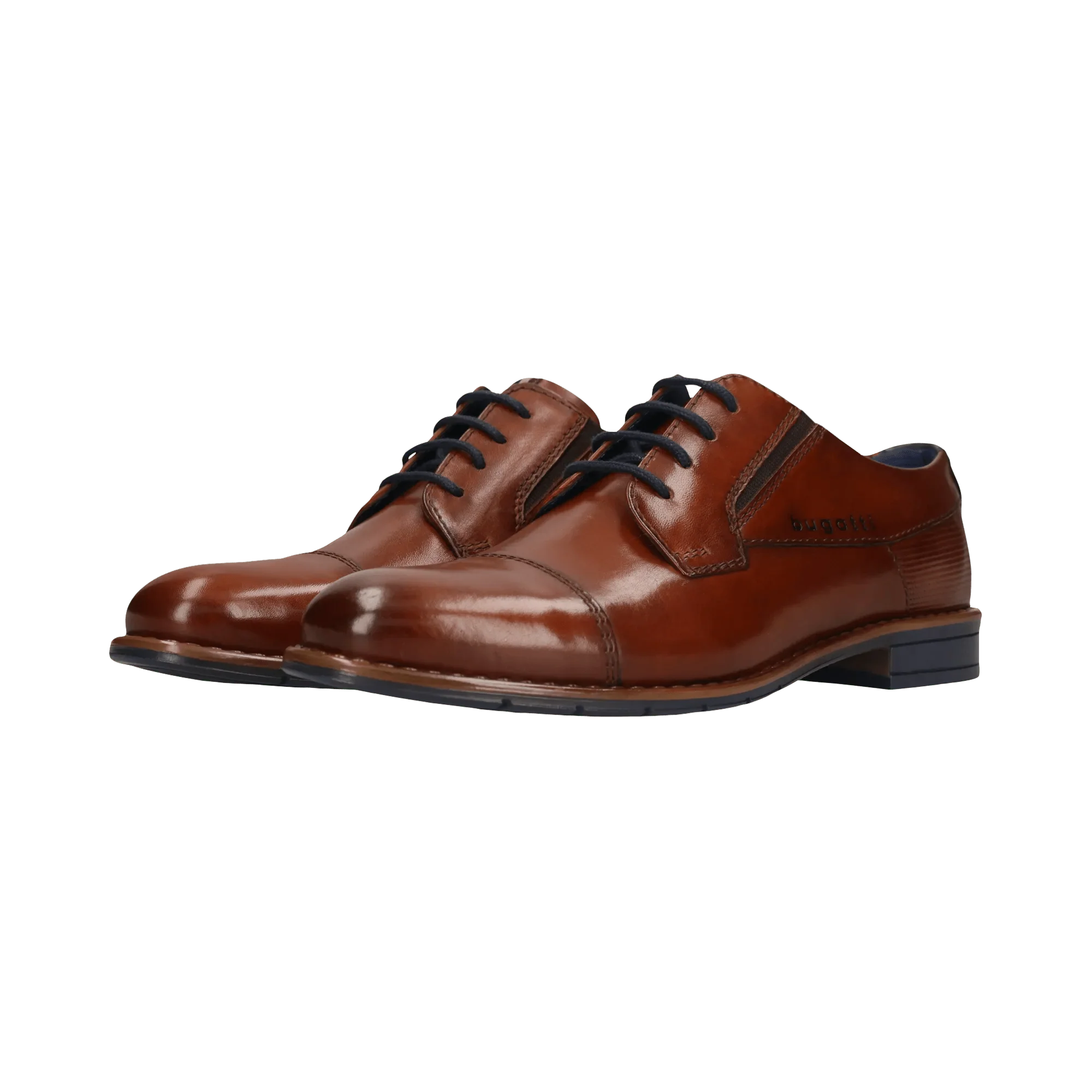 Leder Business Schnürer cognac - Image 5