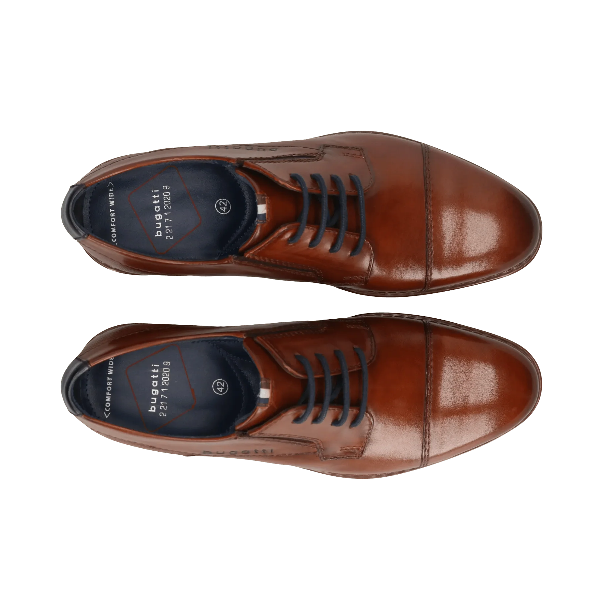 Leder Business Schnürer cognac - Image 6