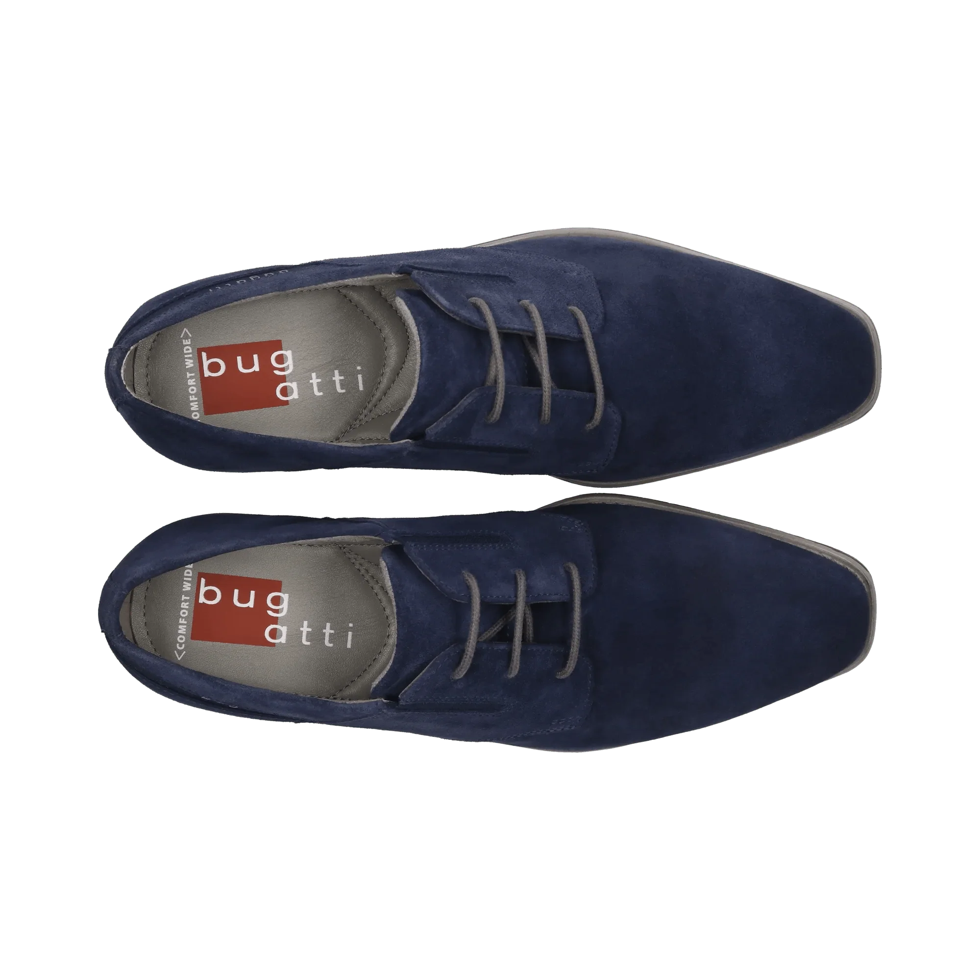 Leder Business Schnürer dunkelblau - Image 6