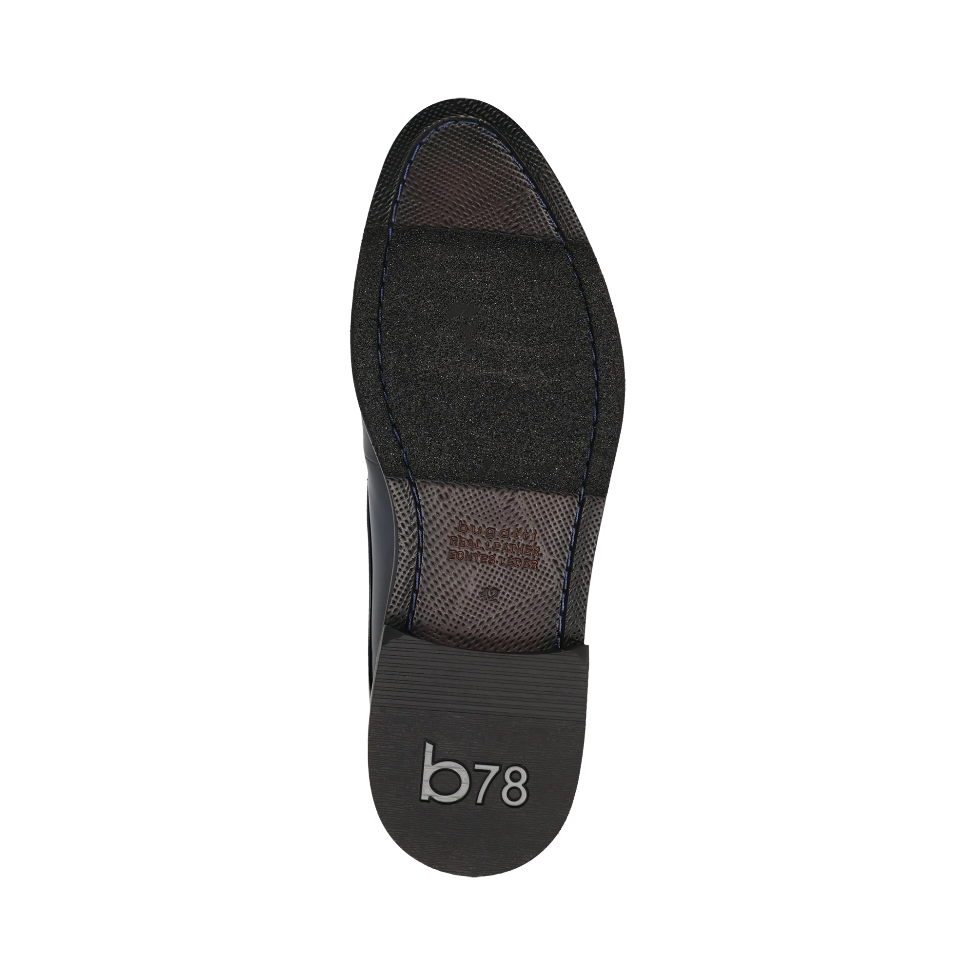 Leder Business Schnürer dunkelblau - Image 7