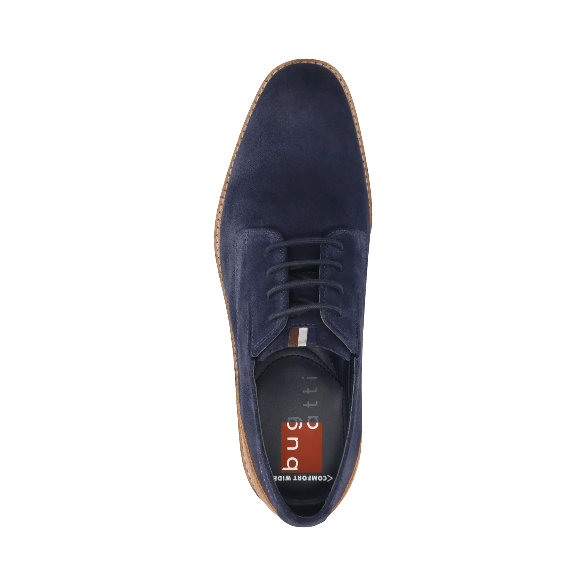 Leder Business Schnürer dunkelblau - Image 6