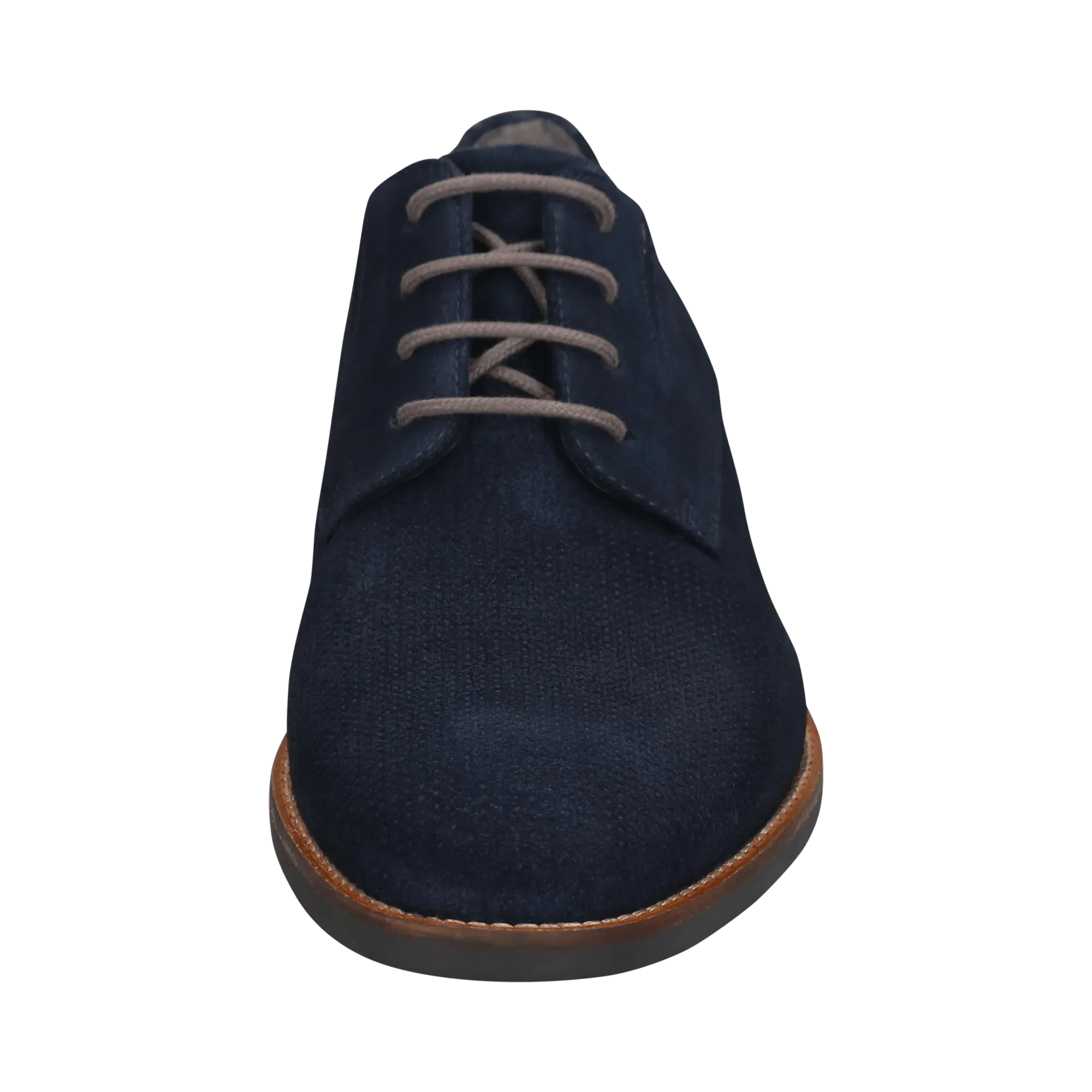 Leder Business Schnürer dunkelblau - Image 5