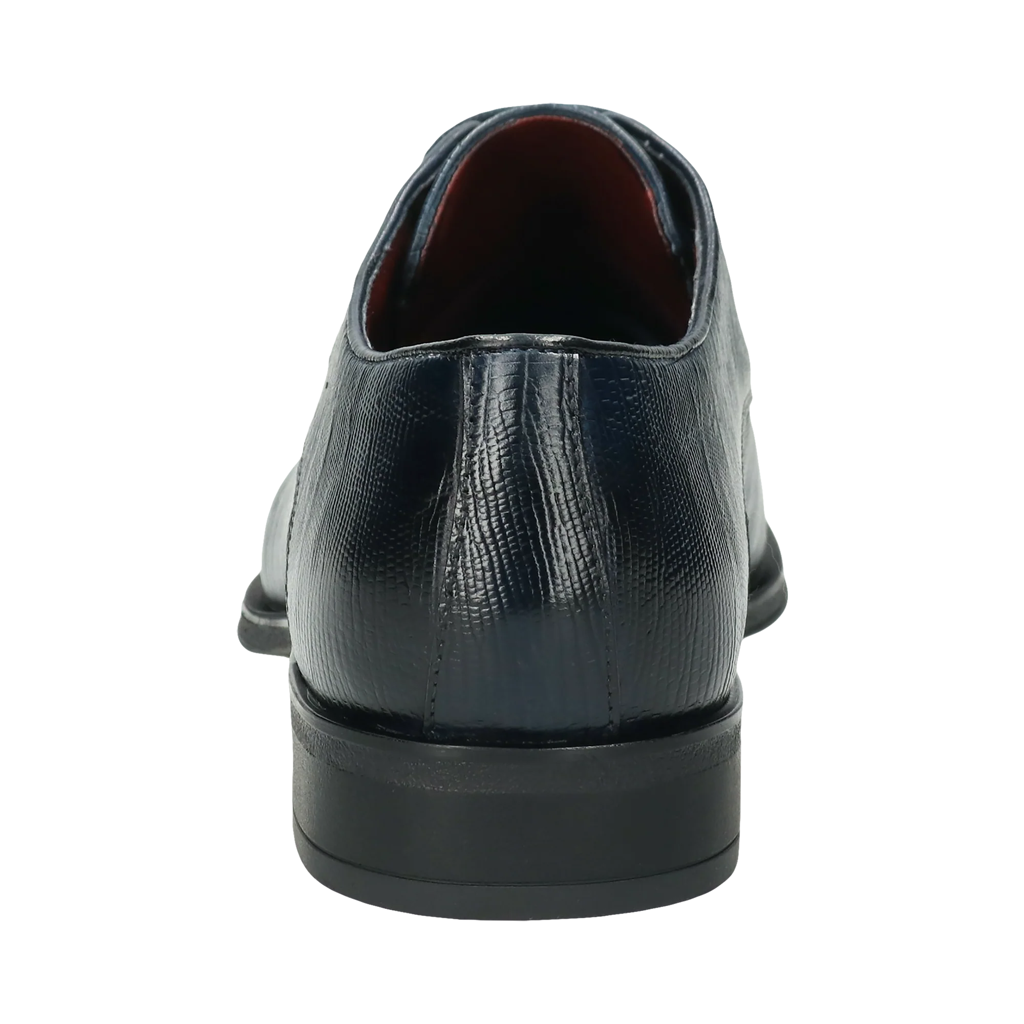 Leder Business Schnürer dunkelblau - Image 3