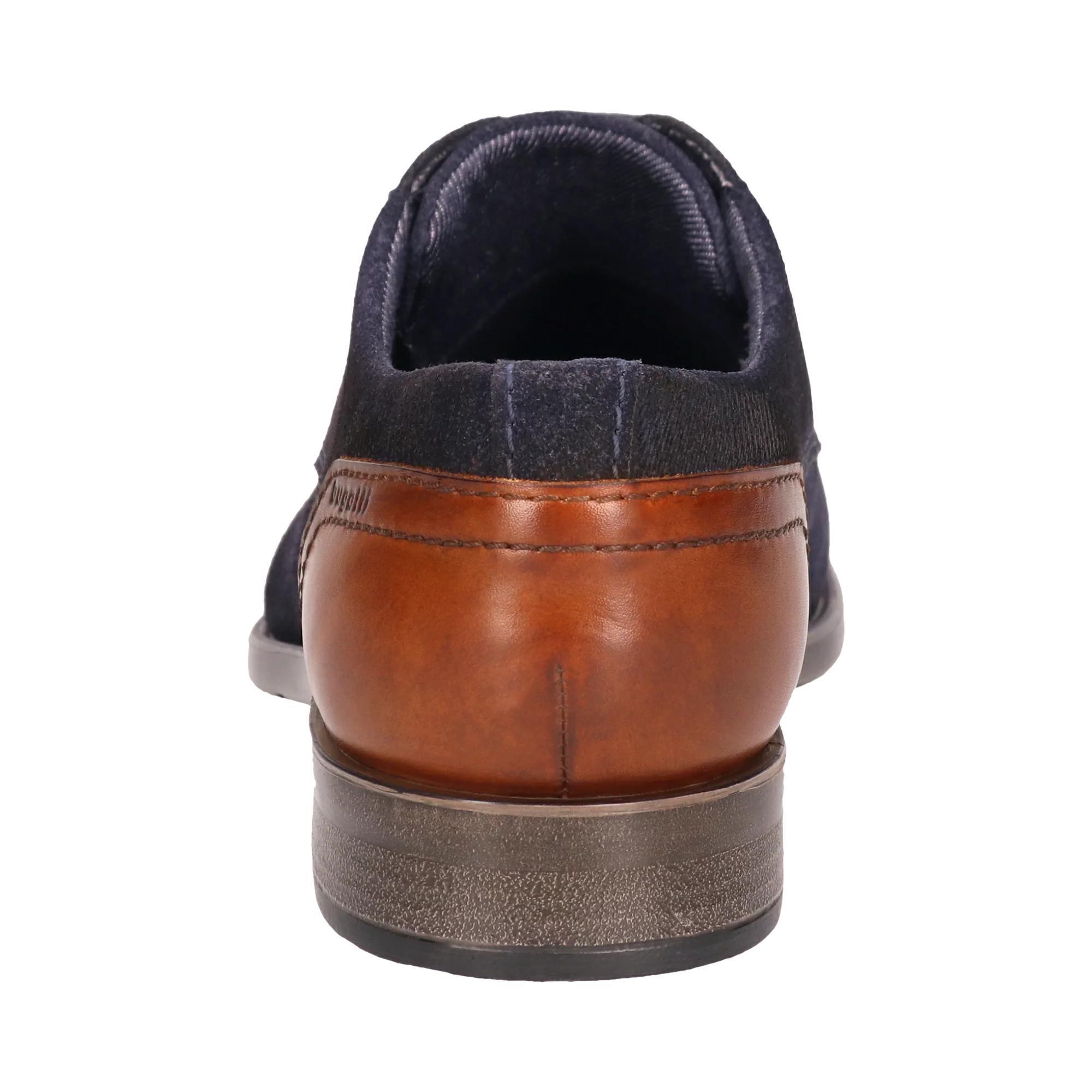 Leder Business Schnürer dunkelblau - Image 3