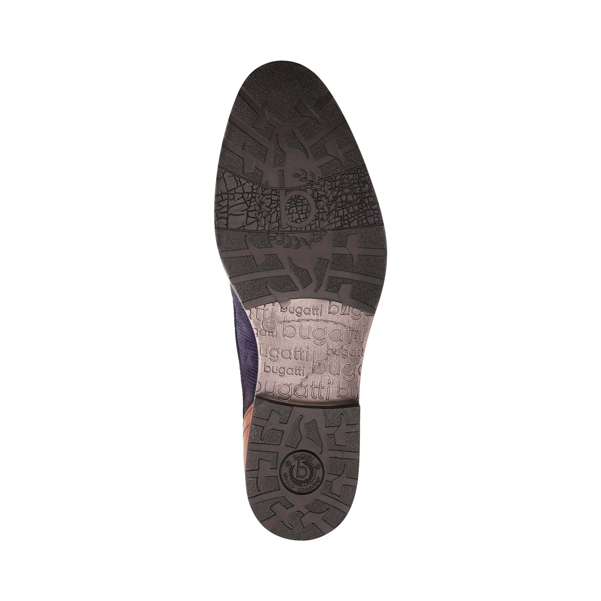 Leder Business Schnürer dunkelblau - Image 7