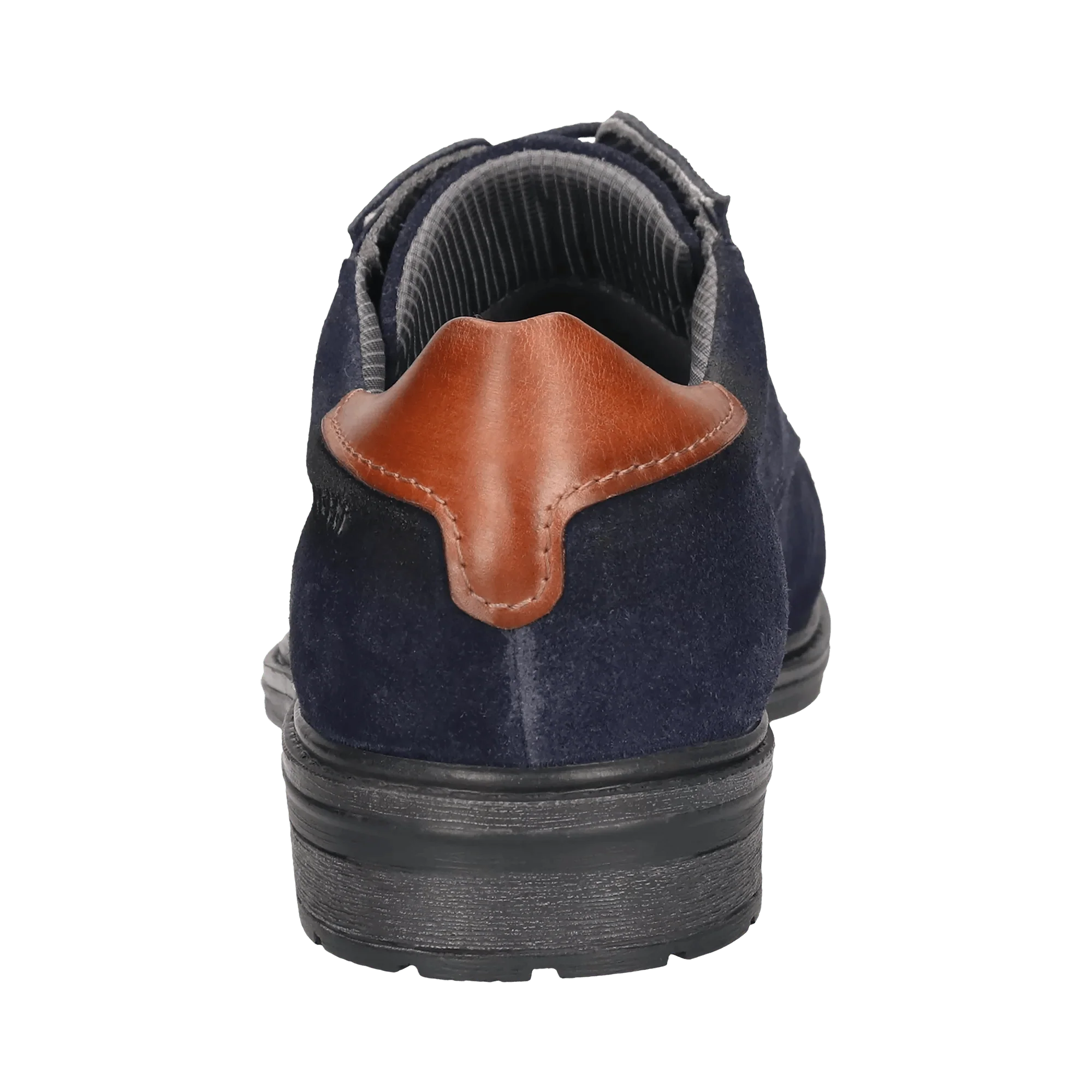 Leder Business Schnürer dunkelblau - Image 3