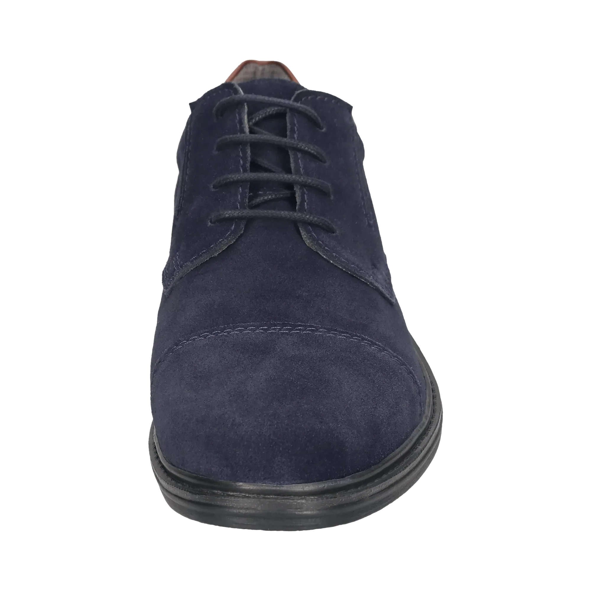 Leder Business Schnürer dunkelblau - Image 5
