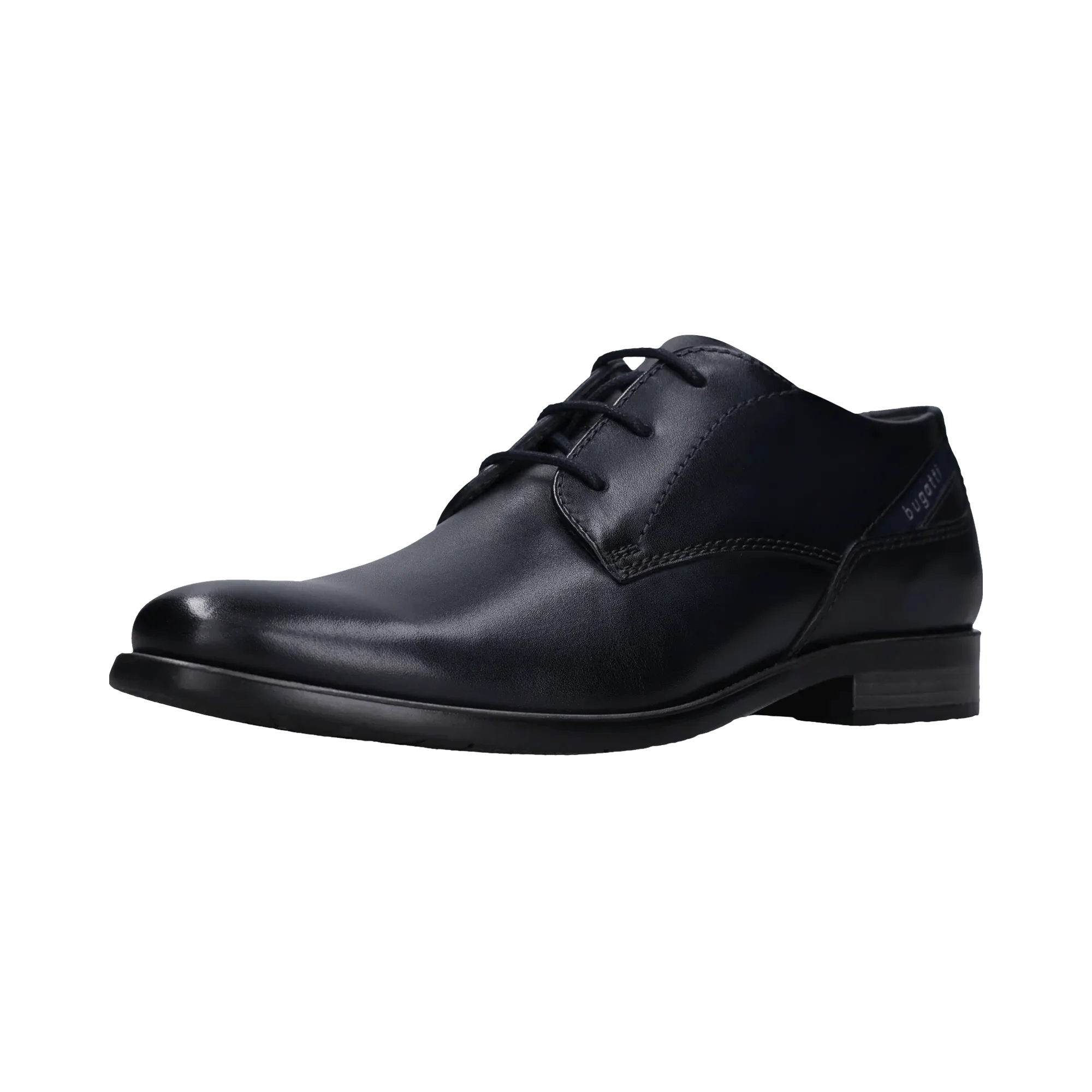 Leder Business Schnürer dunkelblau - Image 2