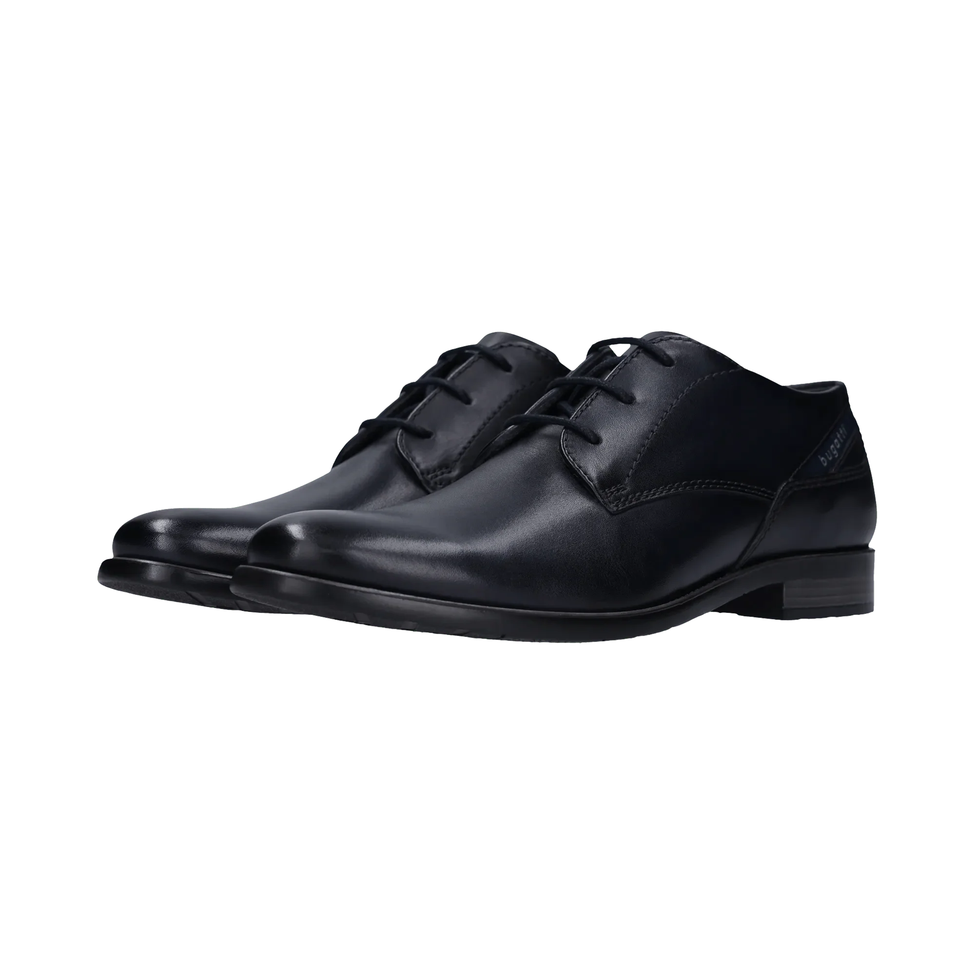 Leder Business Schnürer dunkelblau - Image 5