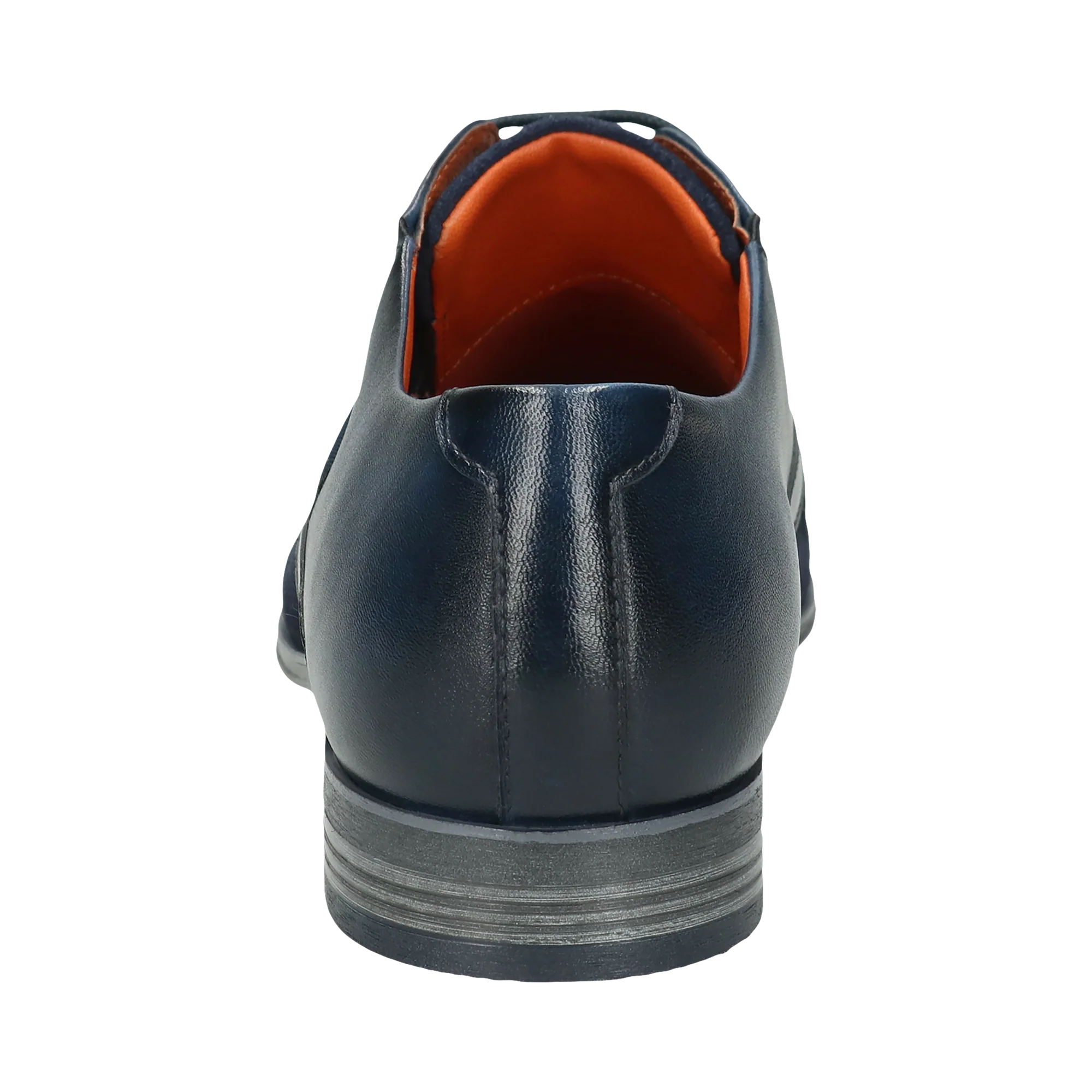 Leder Business Schnürer dunkelblau - Image 3