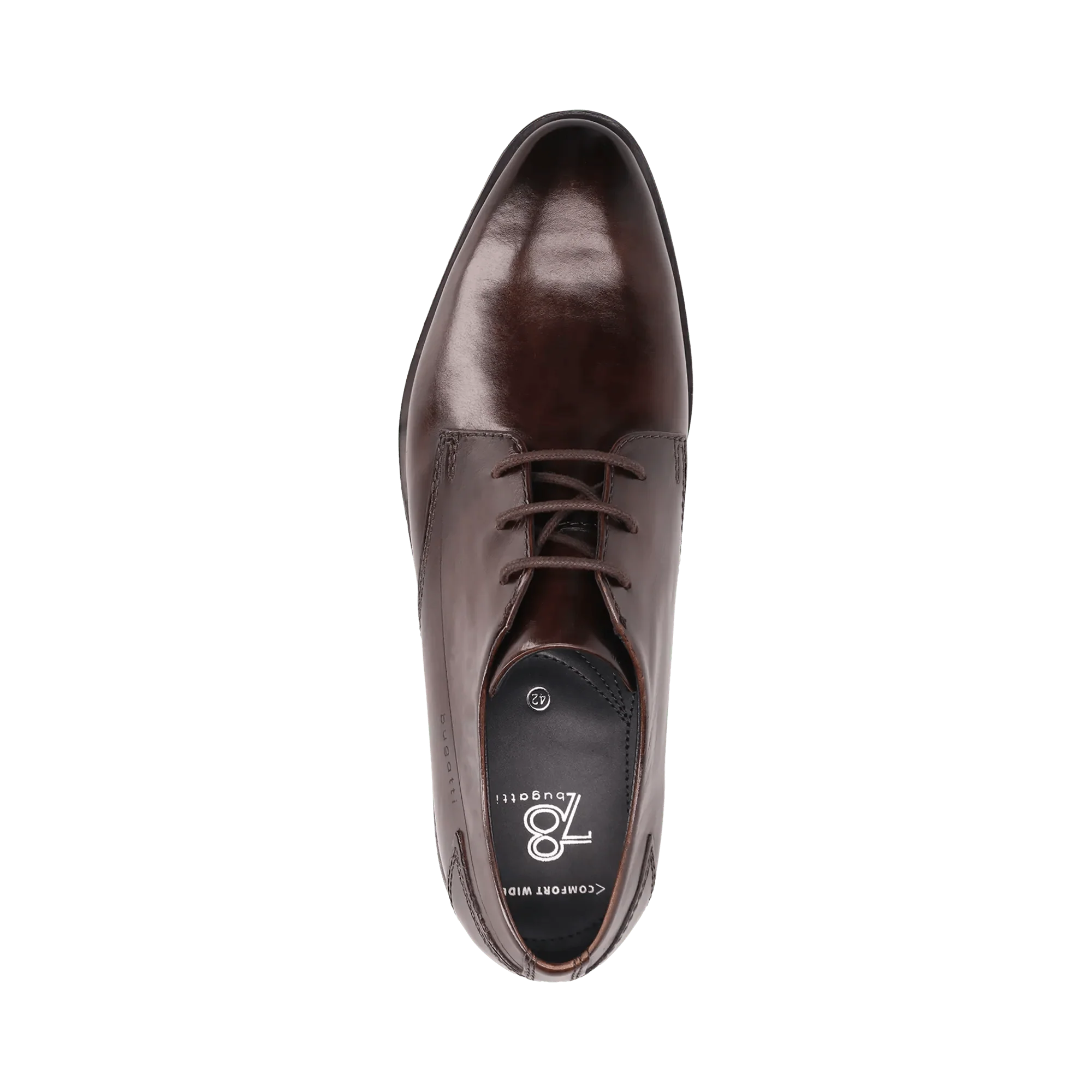 Leder Business Schnürer dunkelbraun - Image 6
