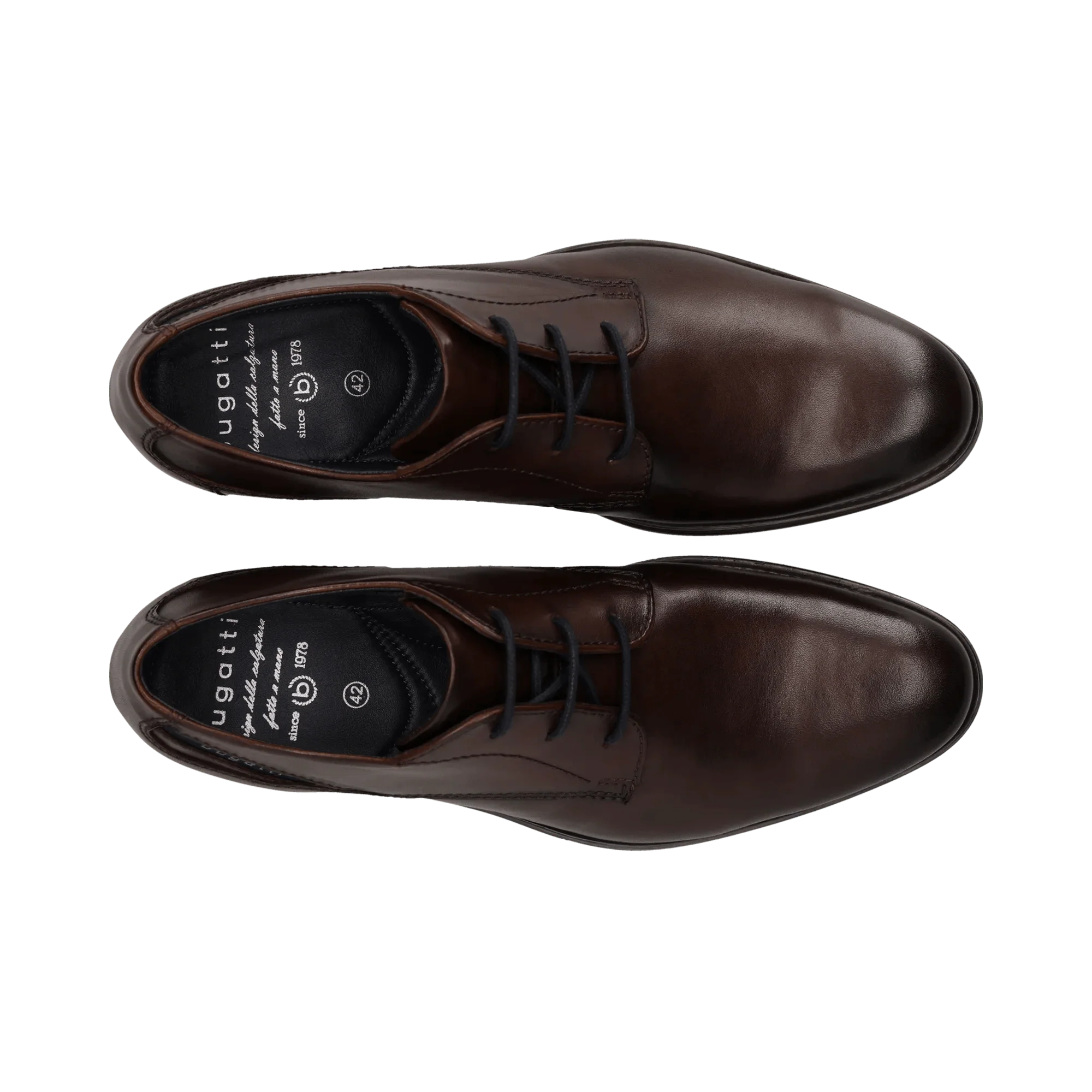 Leder Business Schnürer dunkelbraun - Image 6
