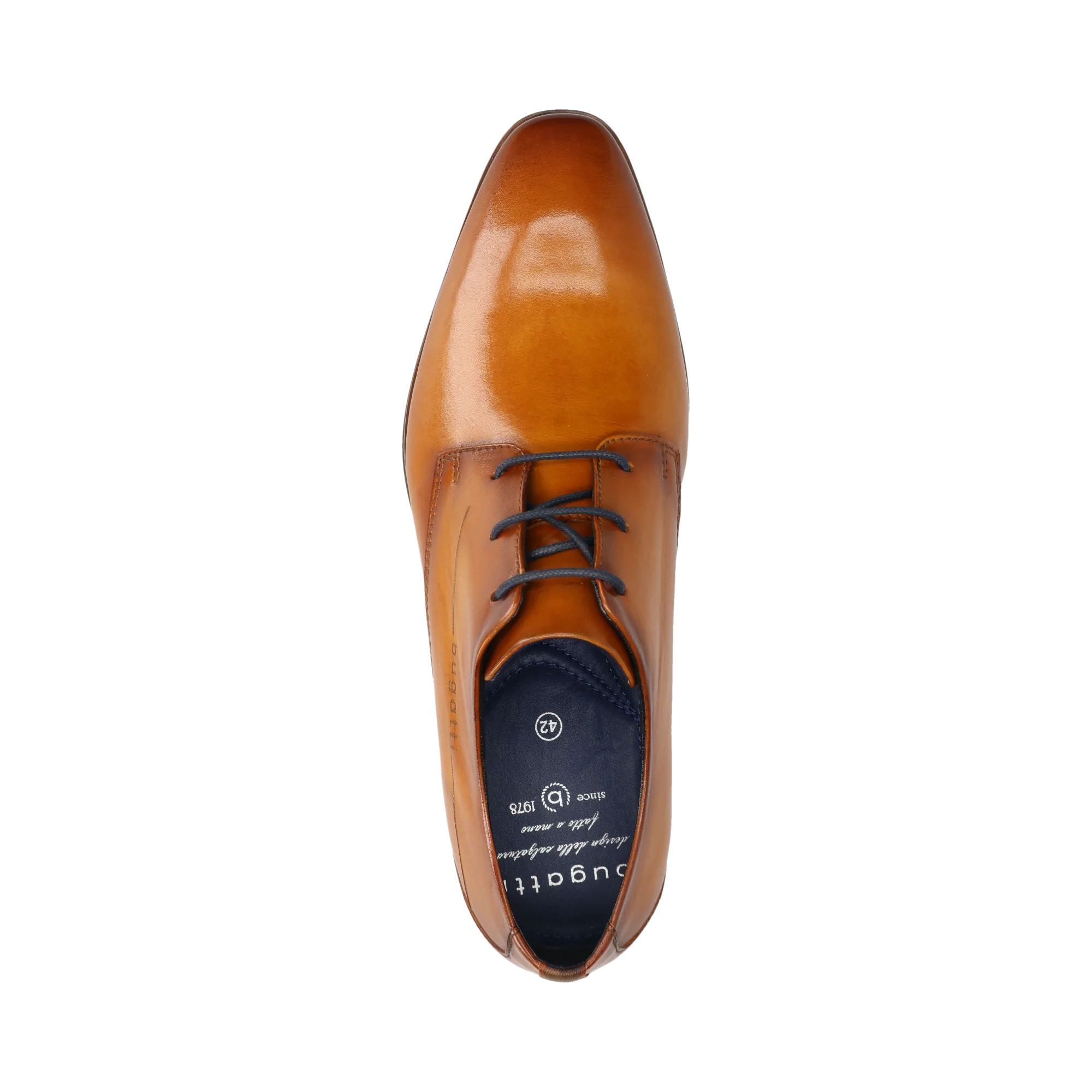 Leder Business Schnürer gelb - Image 6
