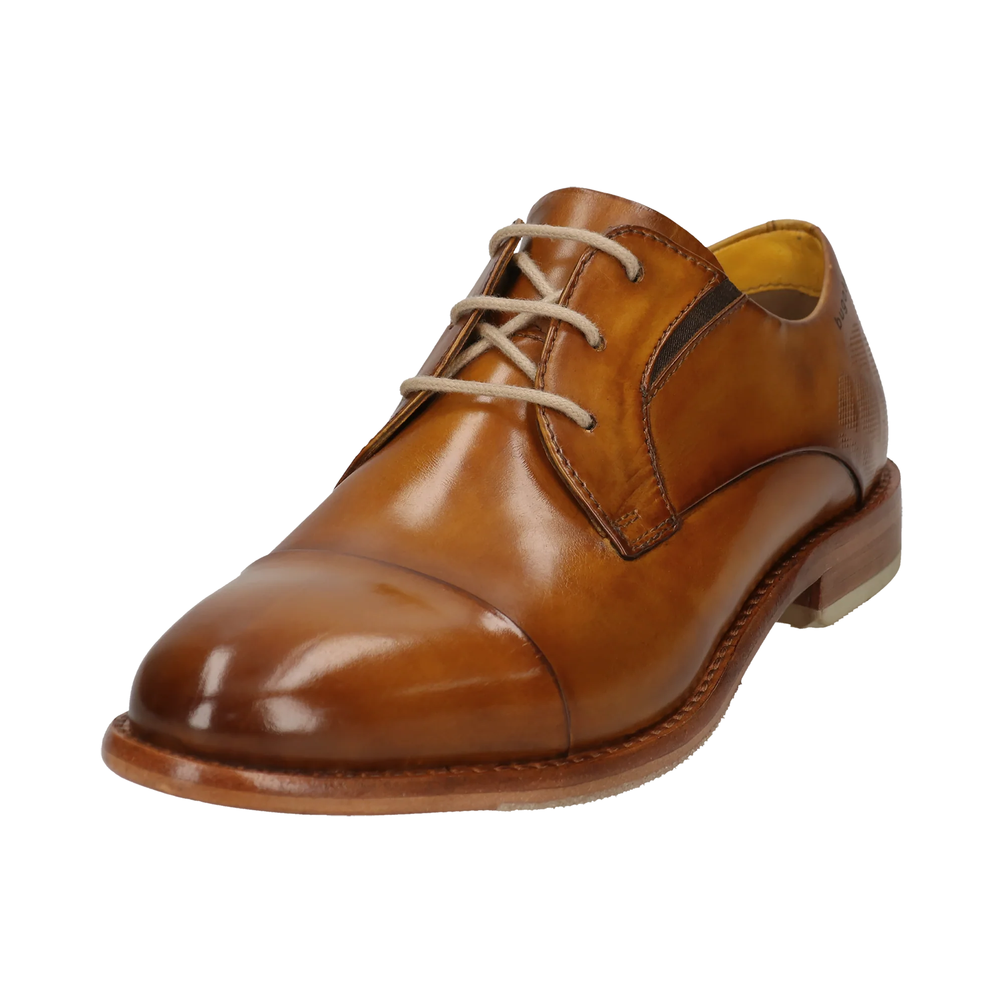 Leder Business Schnürer gelb - Image 2