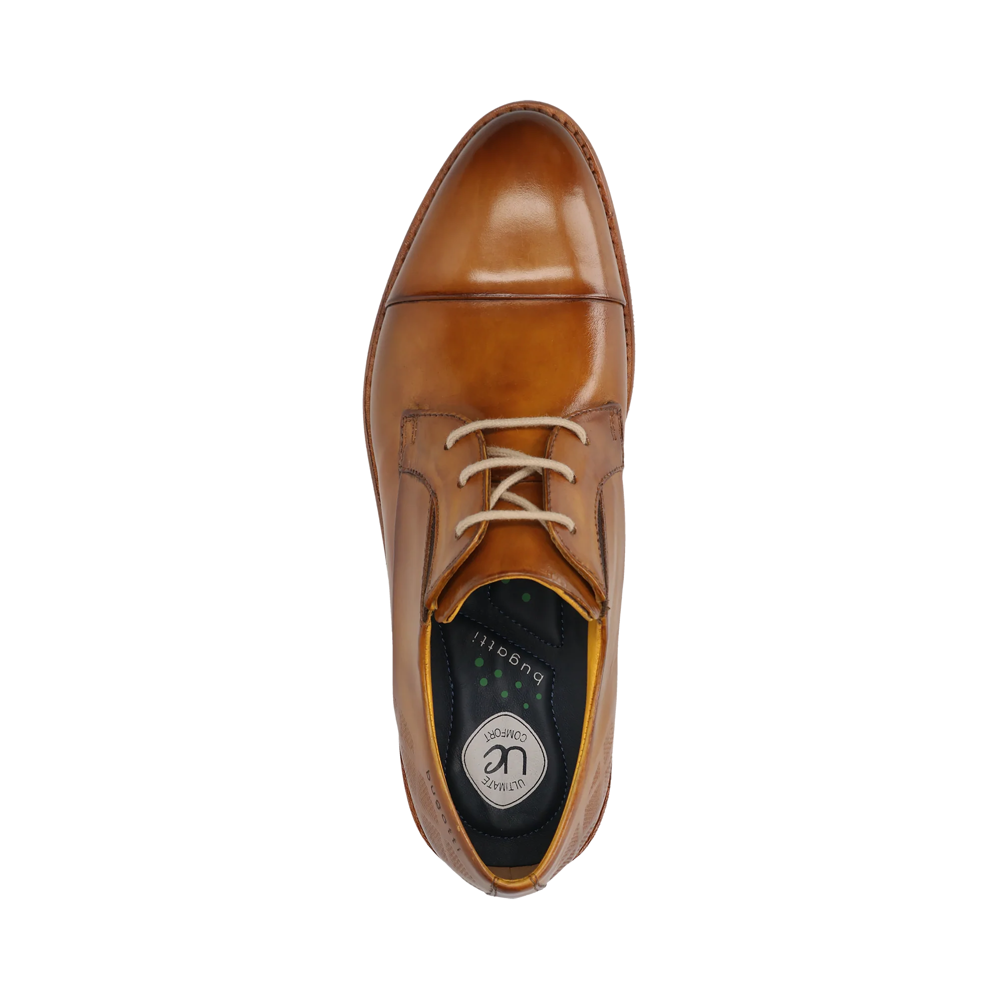 Leder Business Schnürer gelb - Image 6