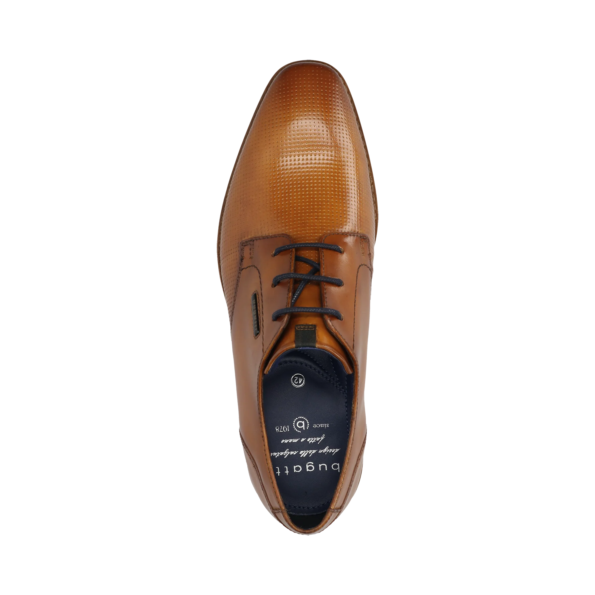 Leder Business Schnürer gelb - Image 6