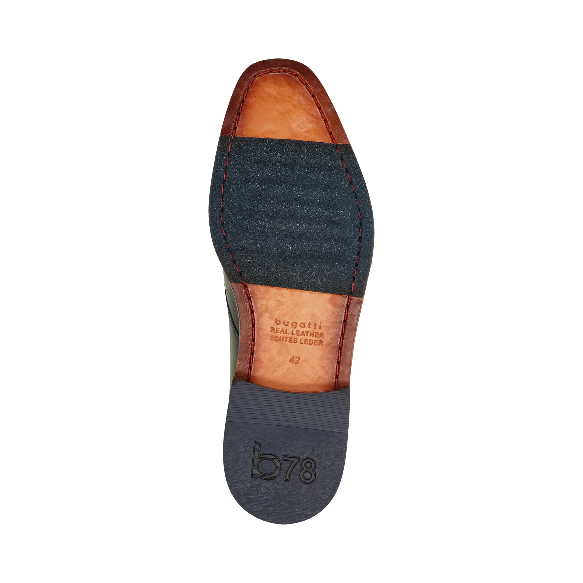 Leder Business Schnürer grün - Image 7