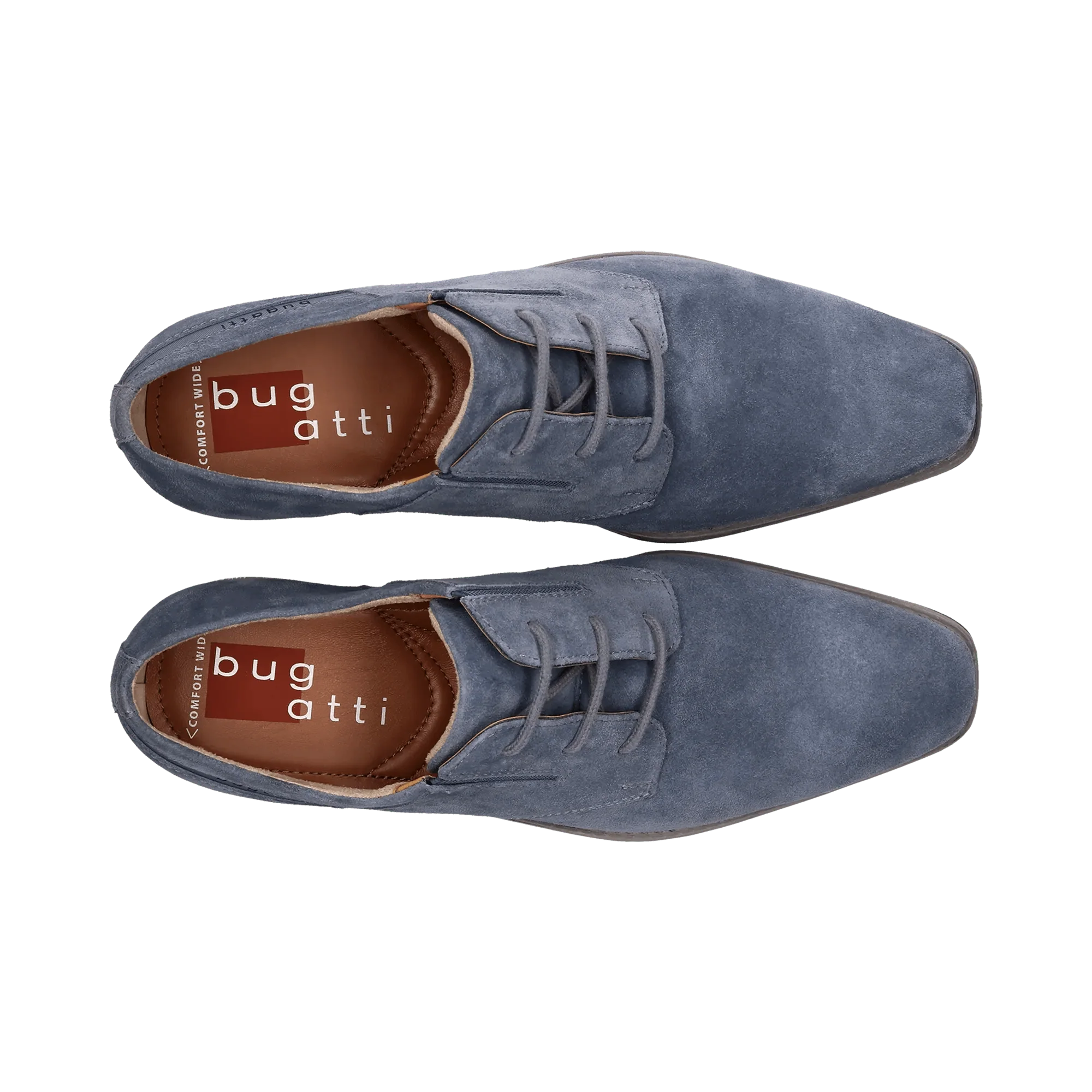 Leder Business Schnürer hellblau - Image 6