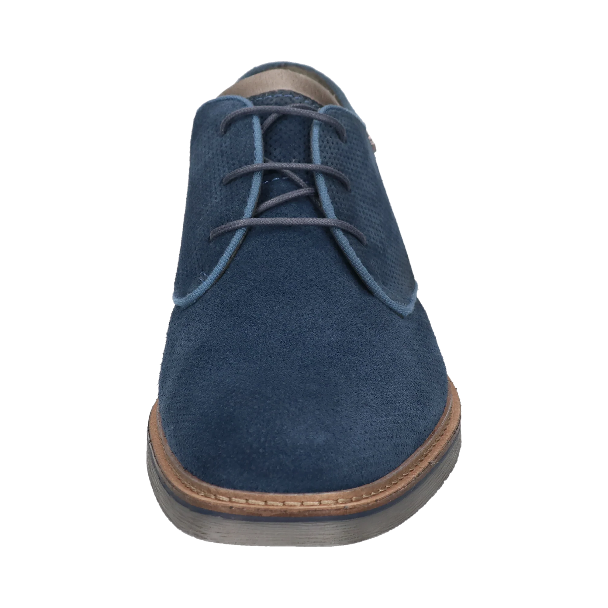Leder Business Schnürer hellblau - Image 5