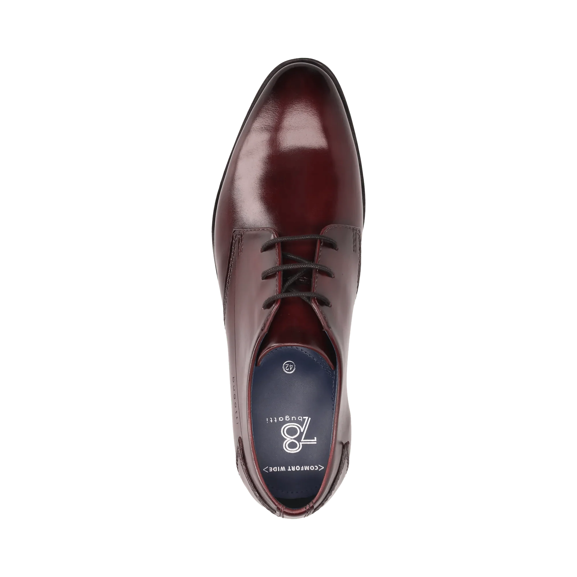 Leder Business Schnürer rot - Image 6