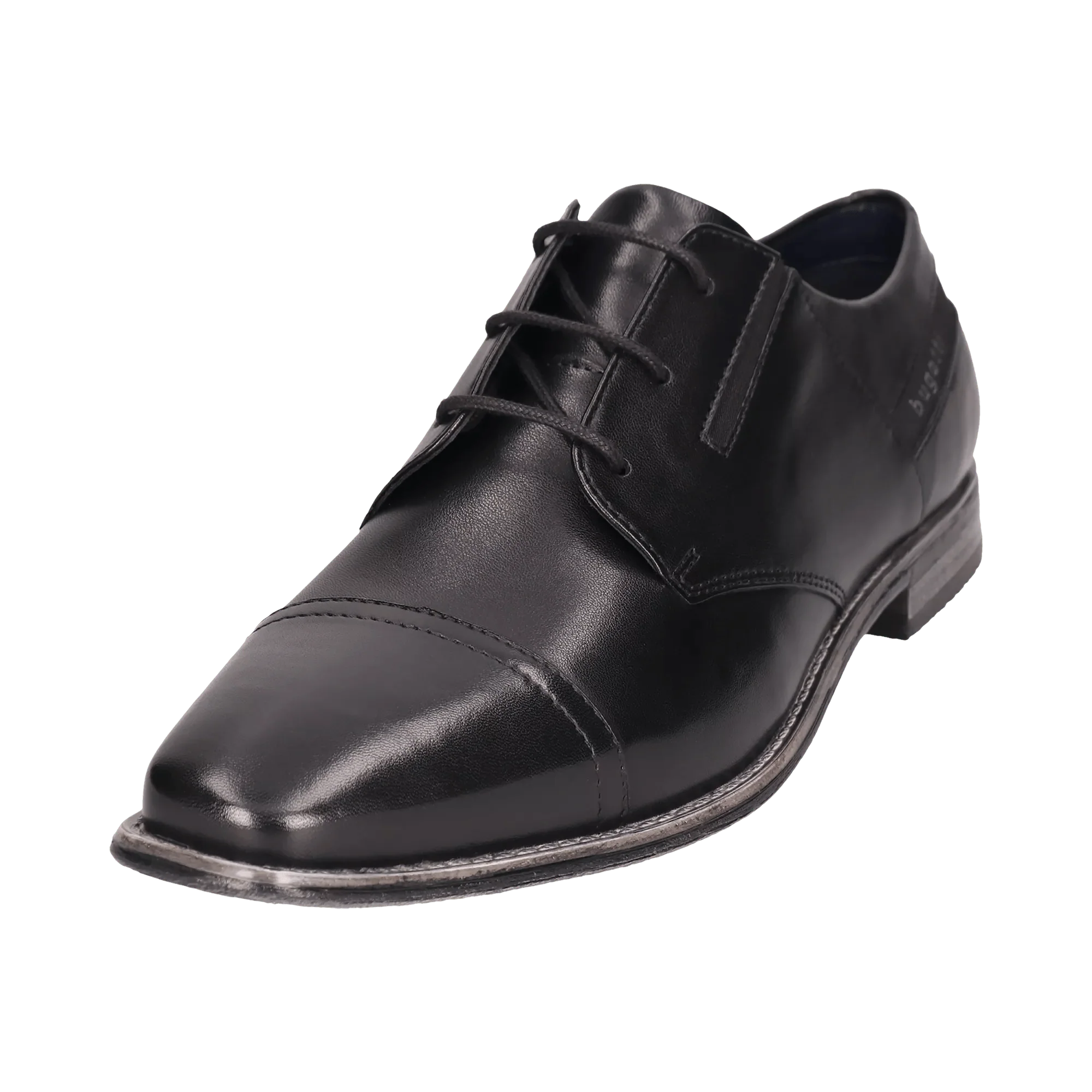 Leder Business Schnürer schwarz - Image 2