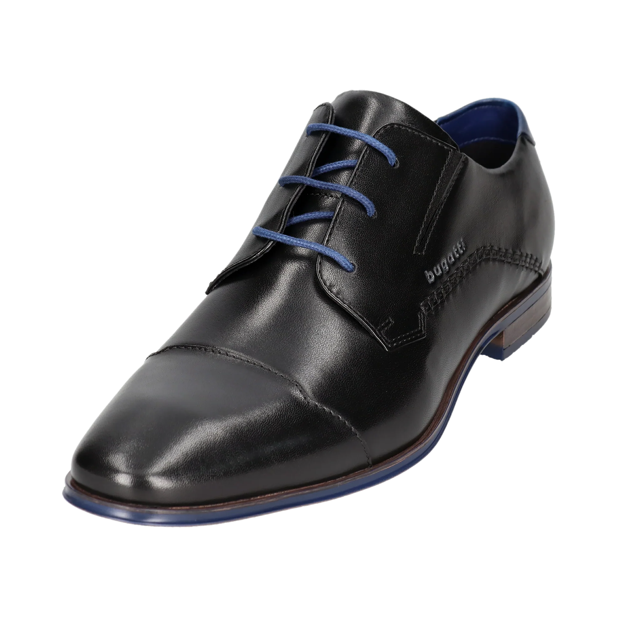 Leder Business Schnürer schwarz - Image 2