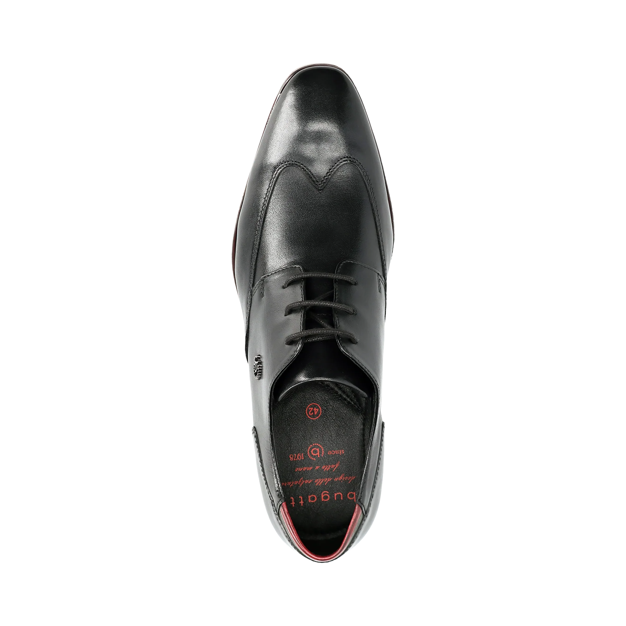 Leder Business Schnürer schwarz - Image 6