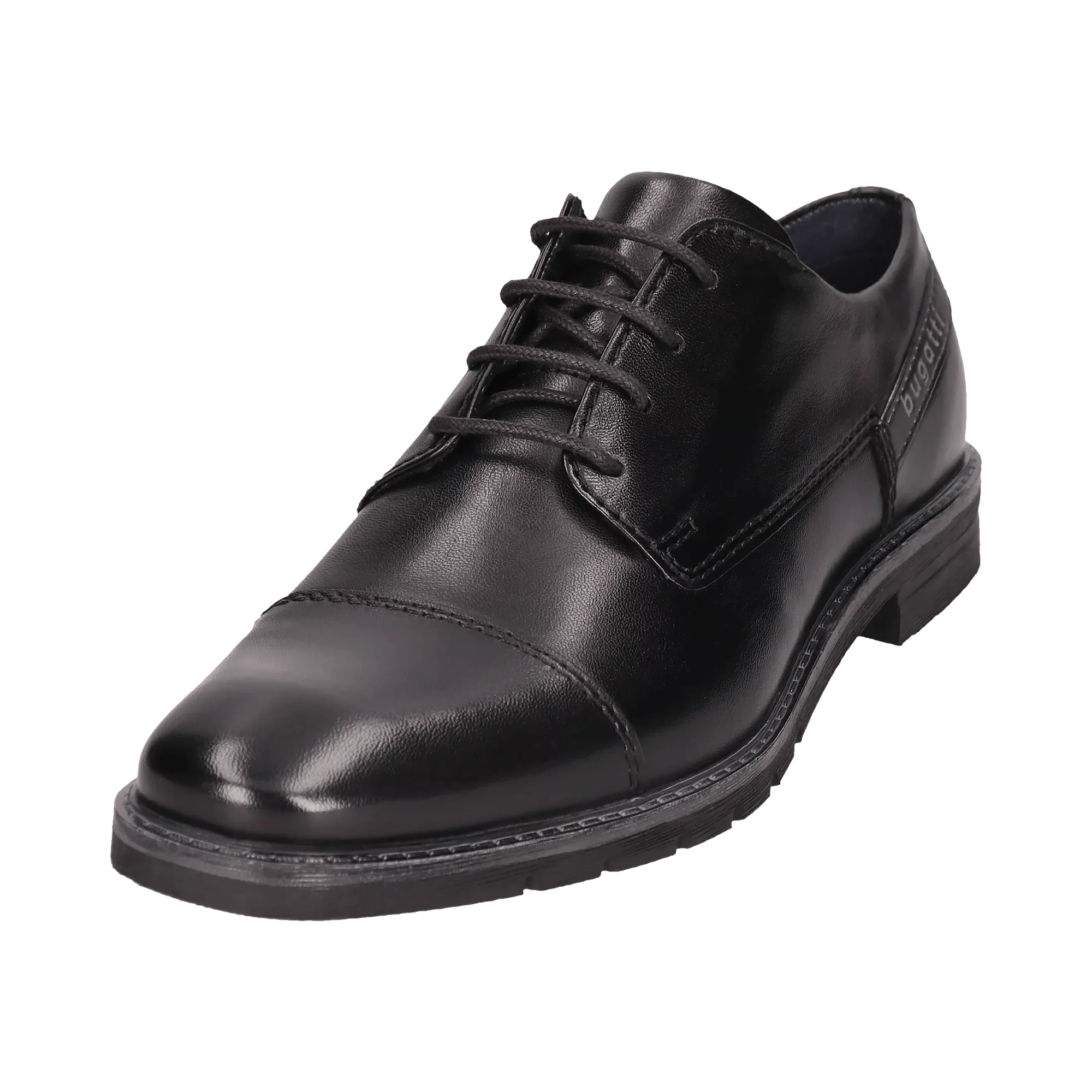 Leder Business Schnürer schwarz - Image 2