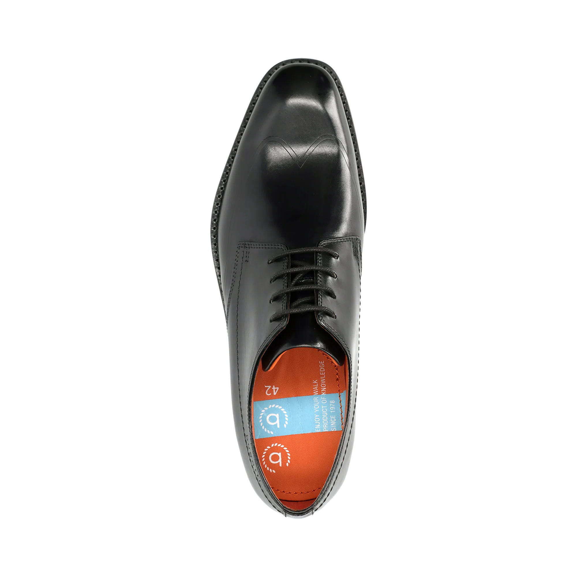Leder Business Schnürer schwarz - Image 6