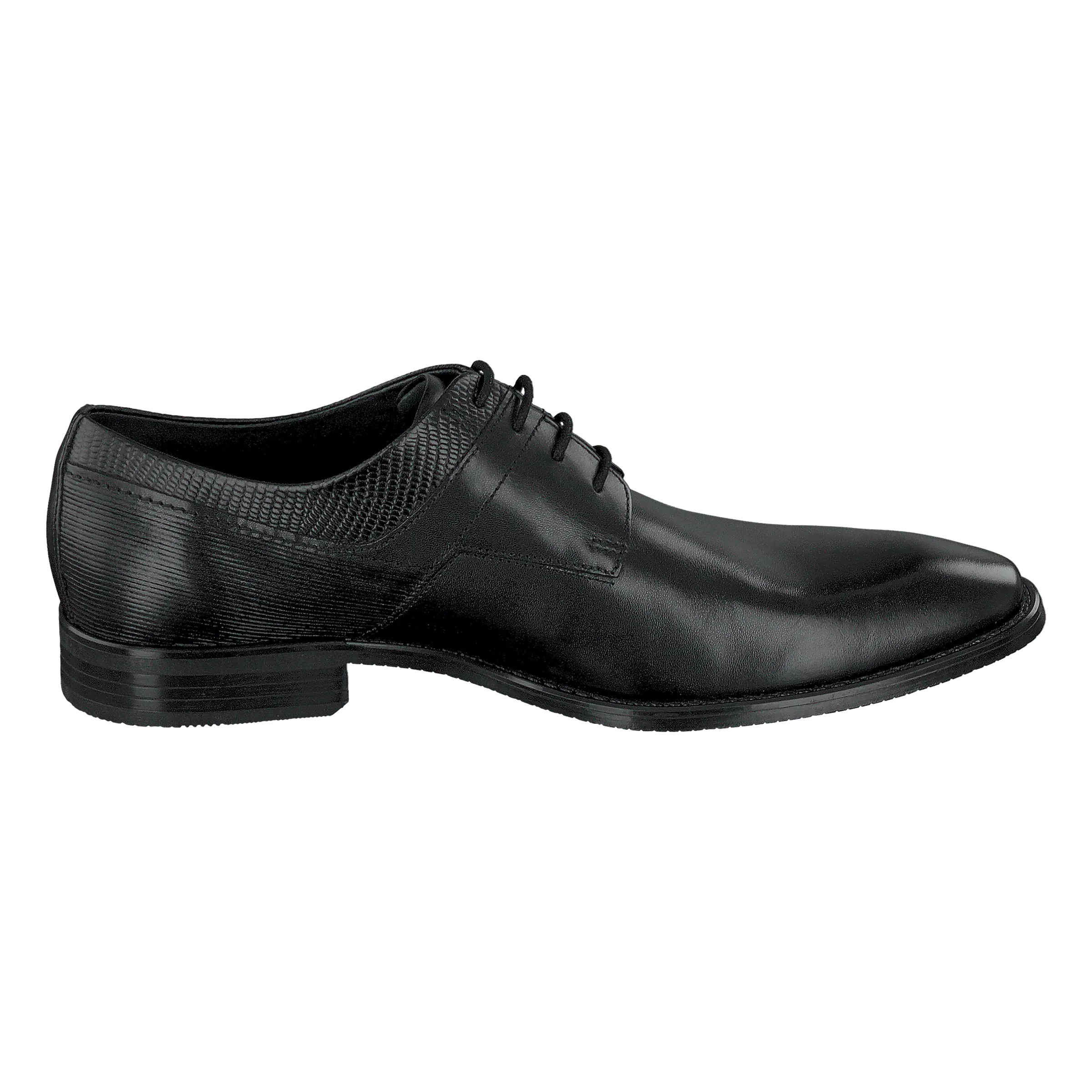 Leder Business Schnürer schwarz - Image 4