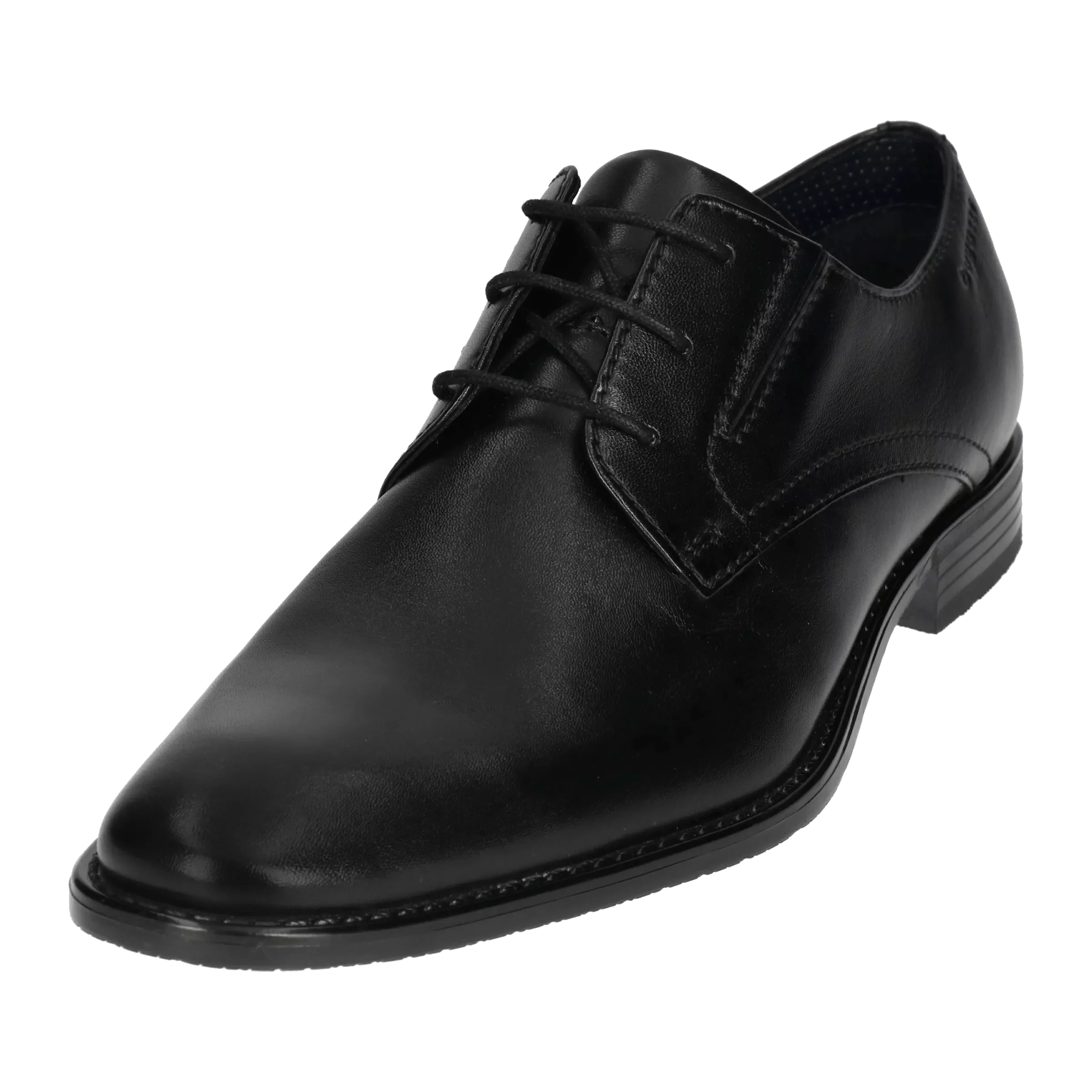 Leder Business Schnürer schwarz - Image 2