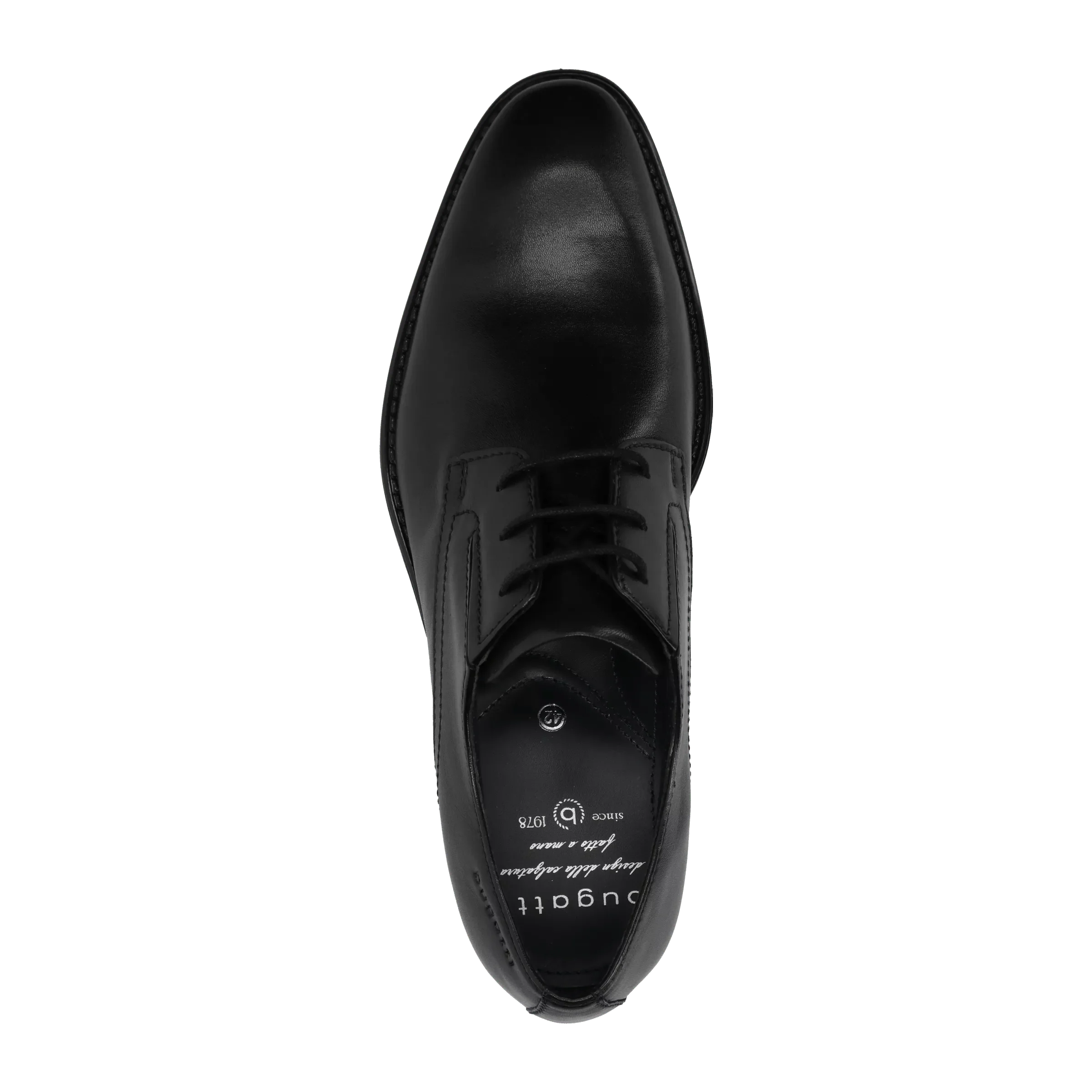 Leder Business Schnürer schwarz - Image 6