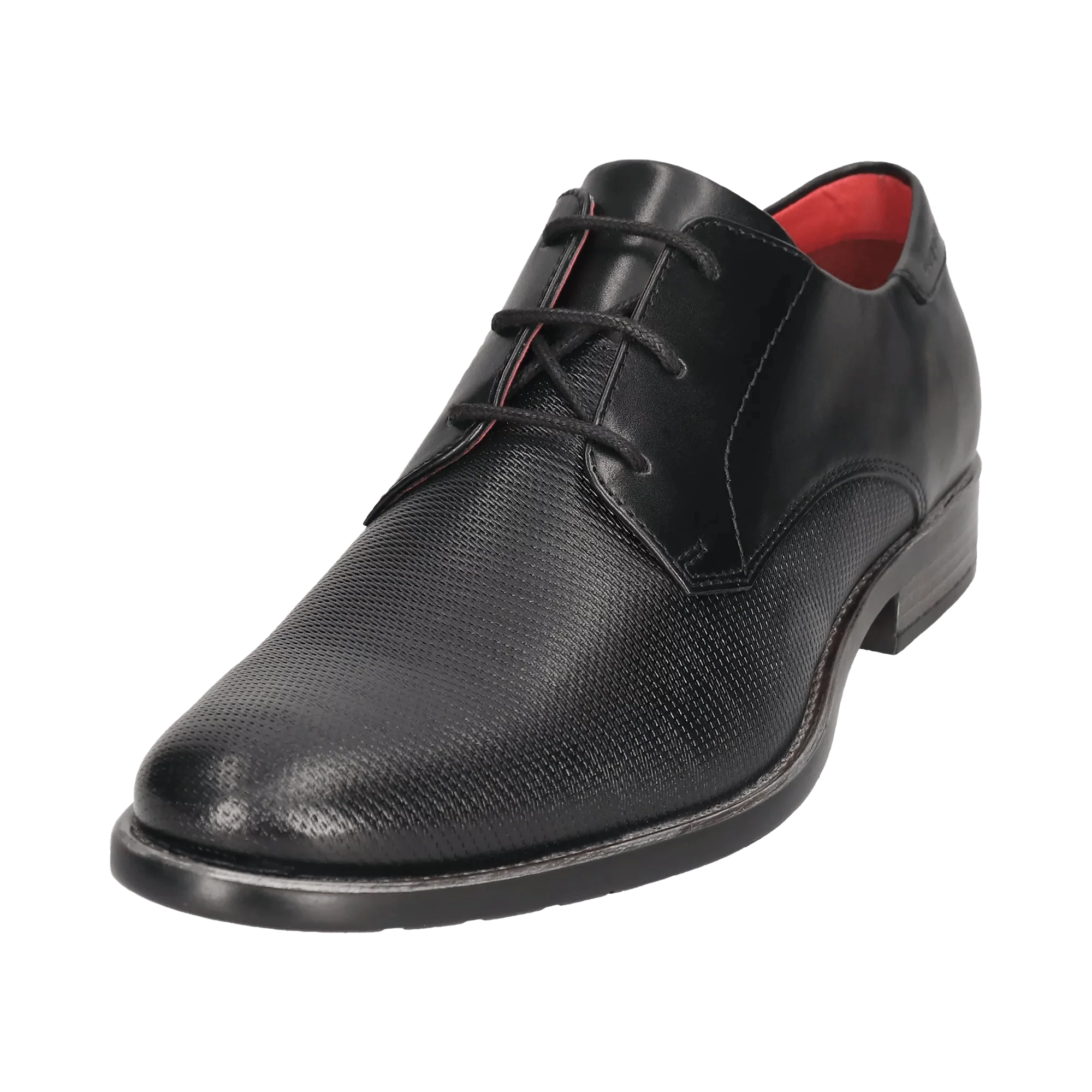 Leder Business Schnürer schwarz - Image 2