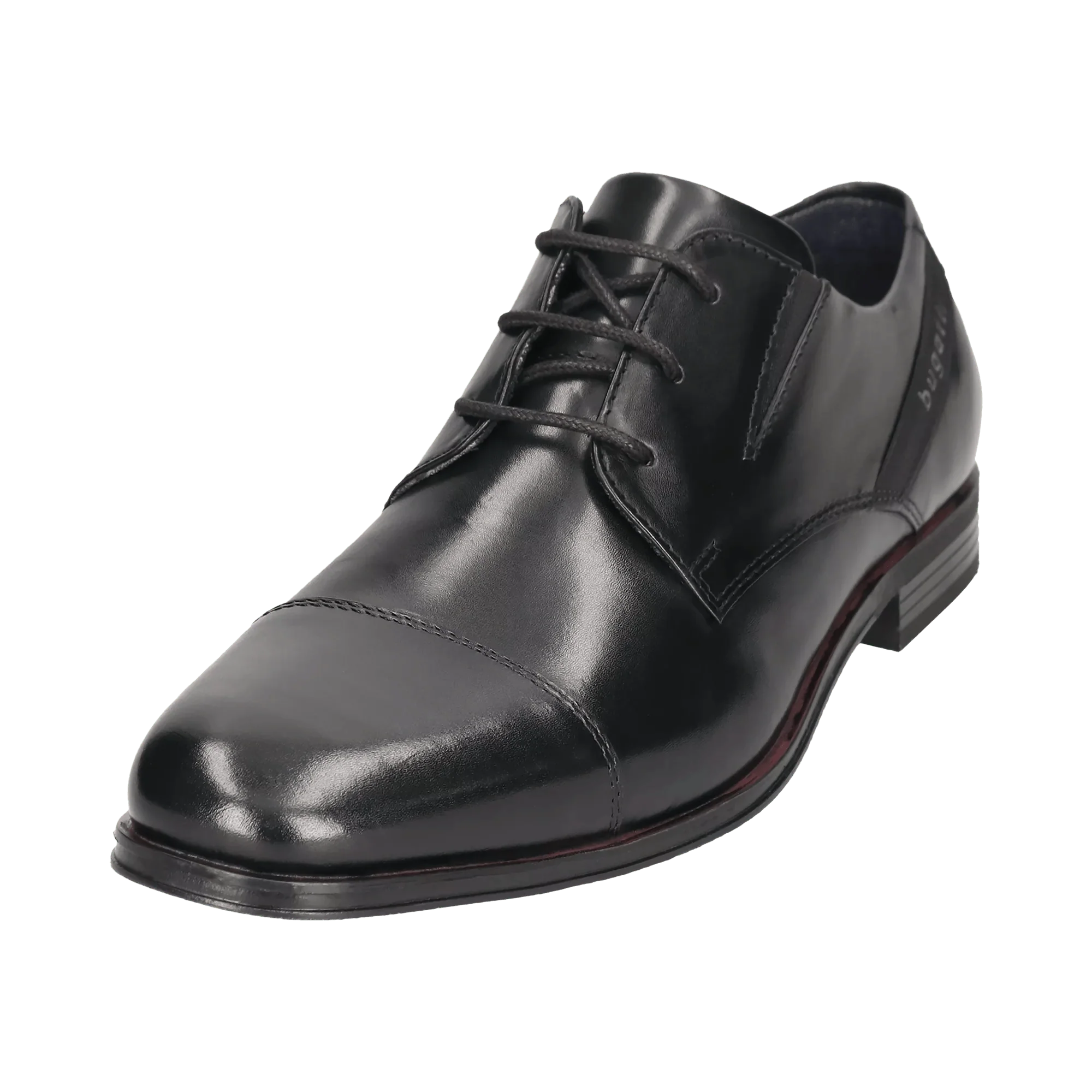 Leder Business Schnürer schwarz - Image 2