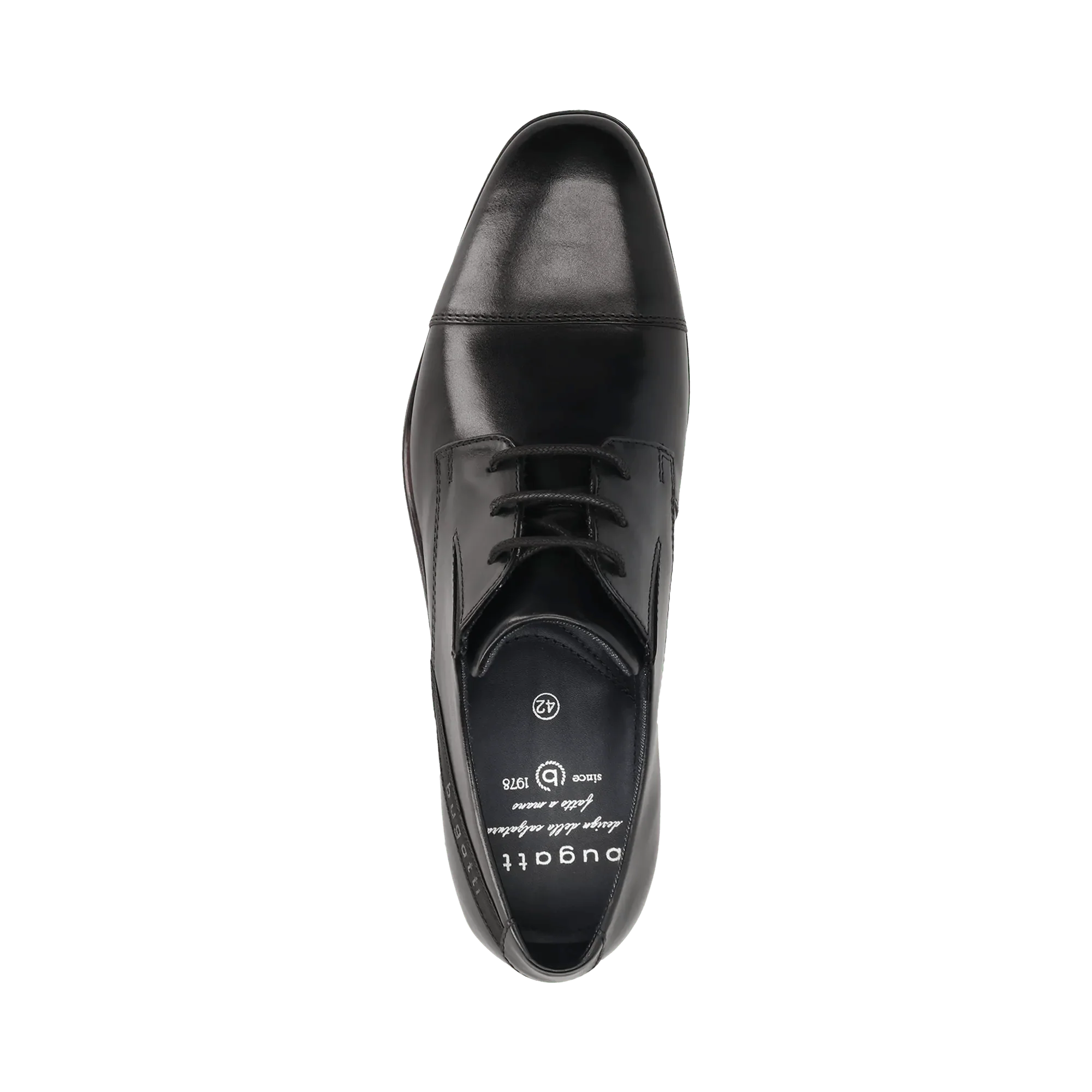 Leder Business Schnürer schwarz - Image 6