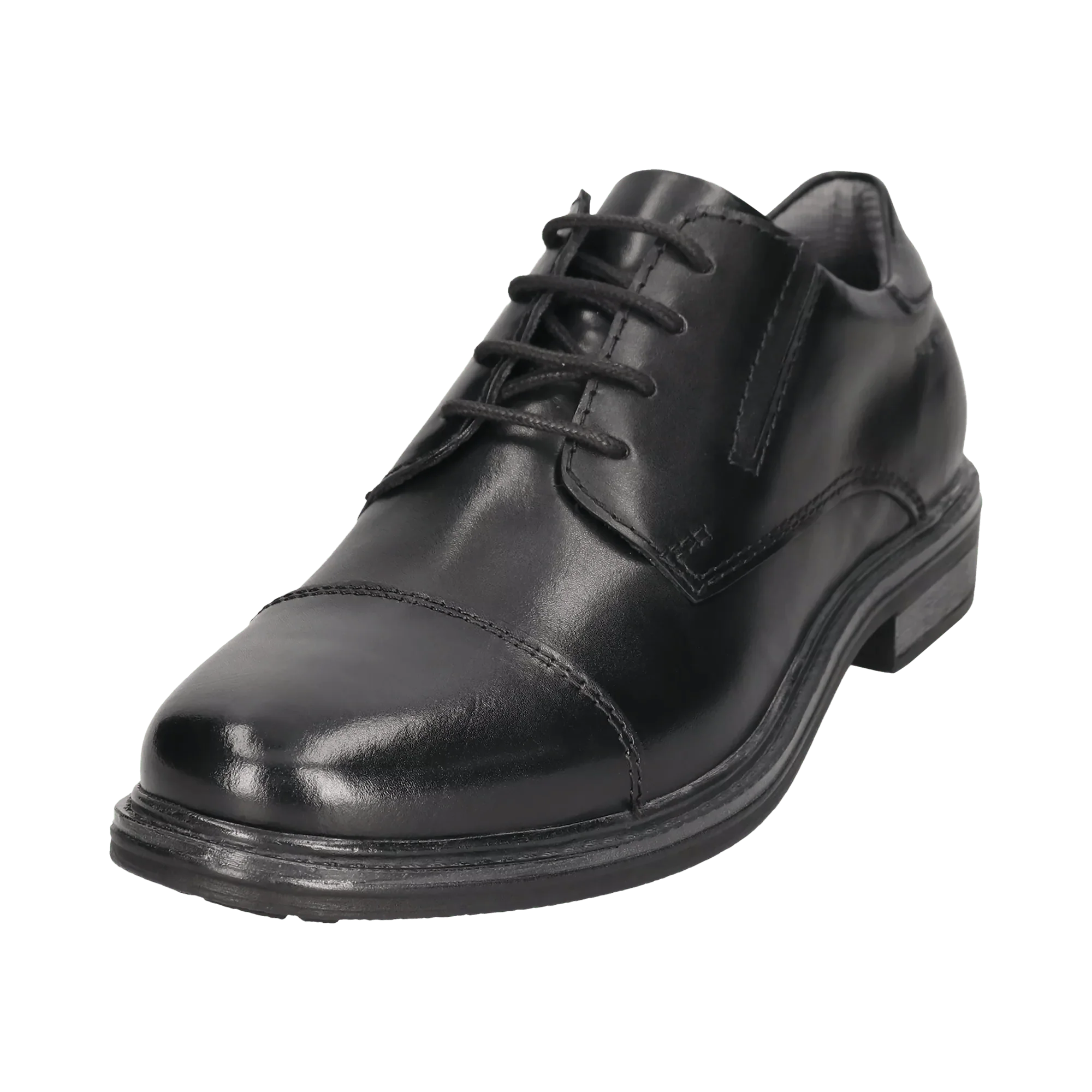 Leder Business Schnürer schwarz - Image 2
