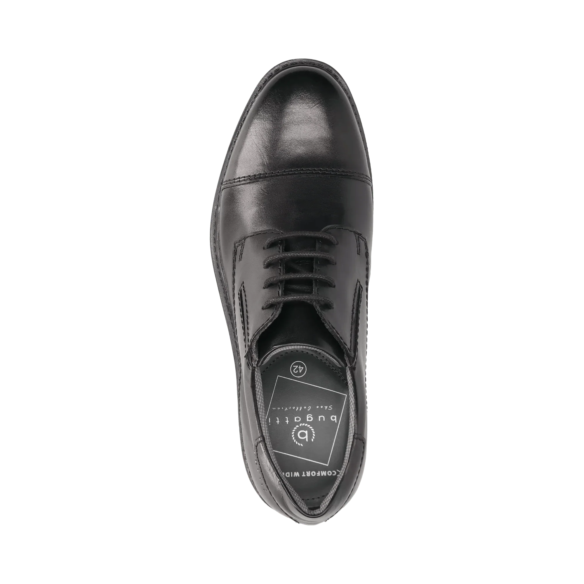 Leder Business Schnürer schwarz - Image 6