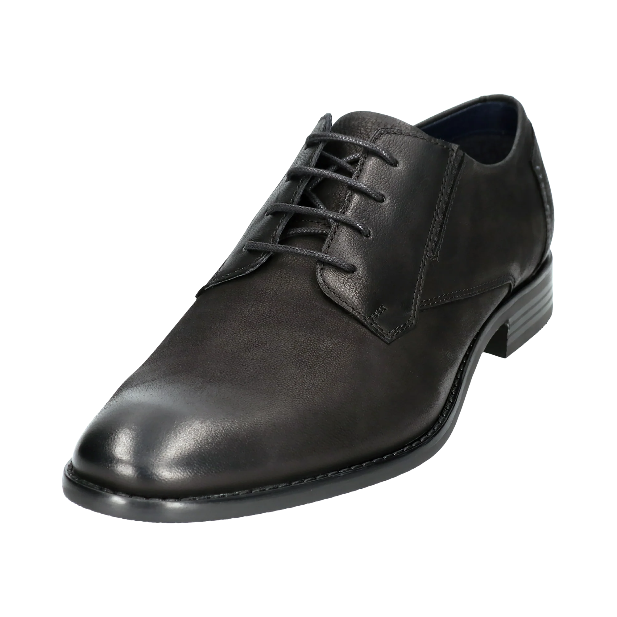 Leder Business Schnürer schwarz - Image 2