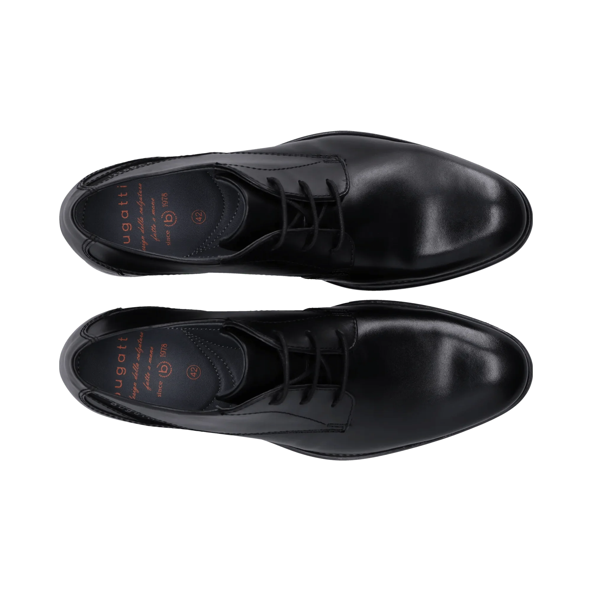 Leder Business Schnürer schwarz - Image 6