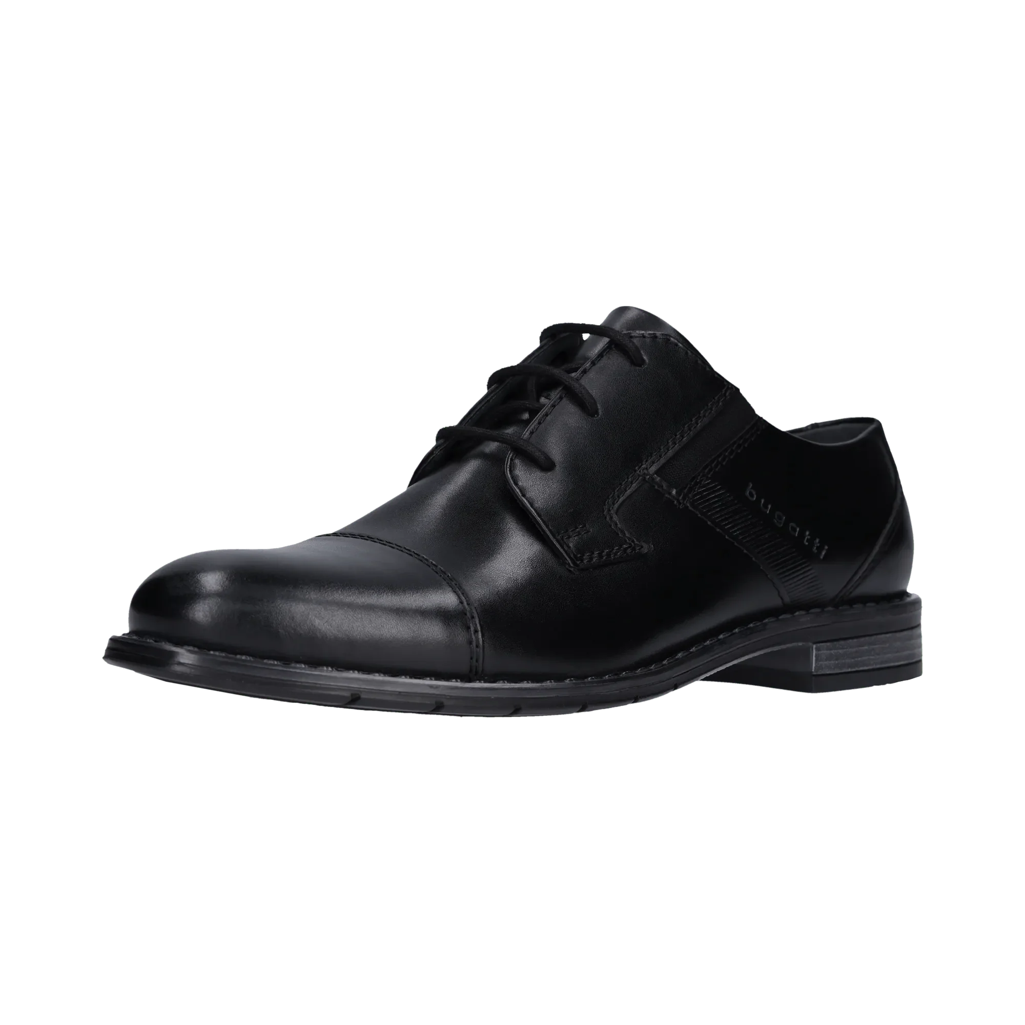 Leder Business Schnürer schwarz - Image 2